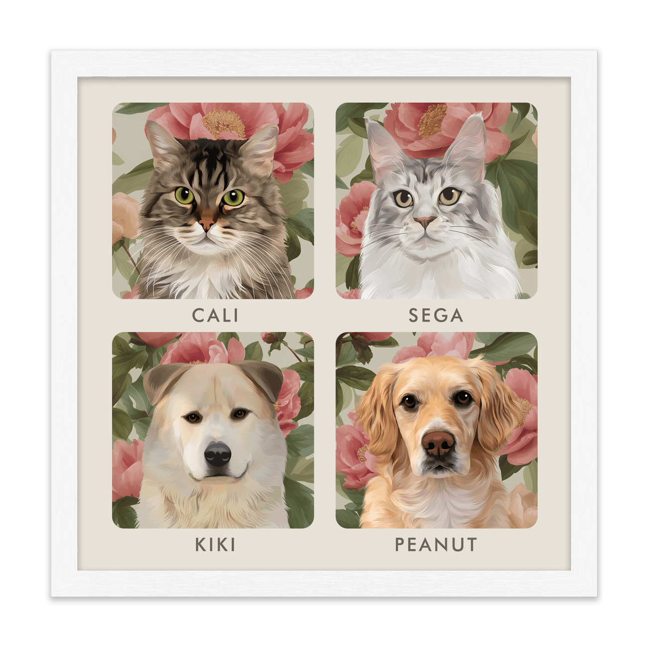 4petportrait-square-vintageblushpinkpeonies_Standard-White-Frame.png