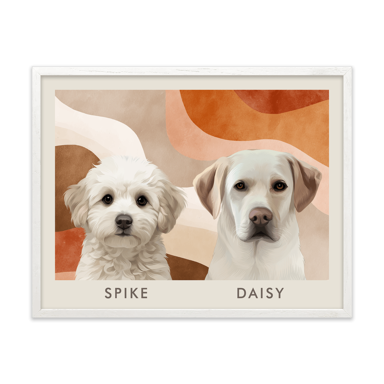 2petportrait-horizontal-midcenturymodernabstract_White-Oak-Frame.png