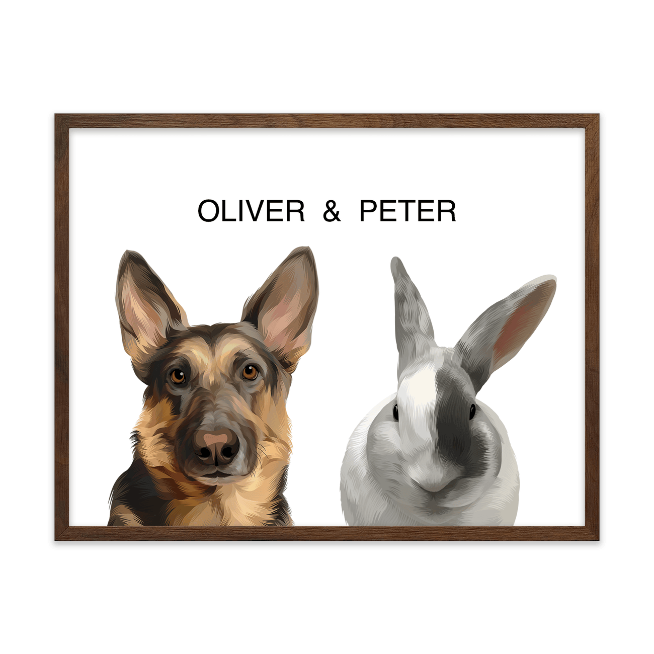 2petportrait-horizontal-theoriginalhand-illustrated_Walnut-Frame.png