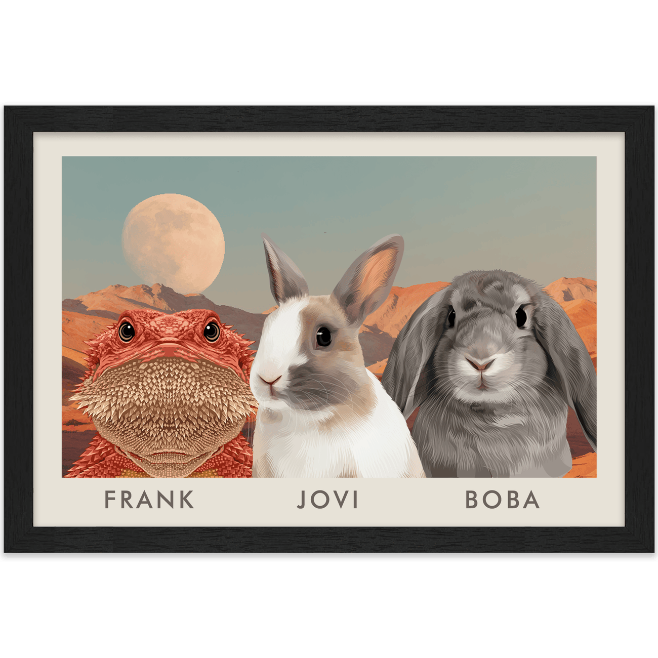 3petportrait-horizontal-desertmoonriselandscape_Standard-Black-Frame.png