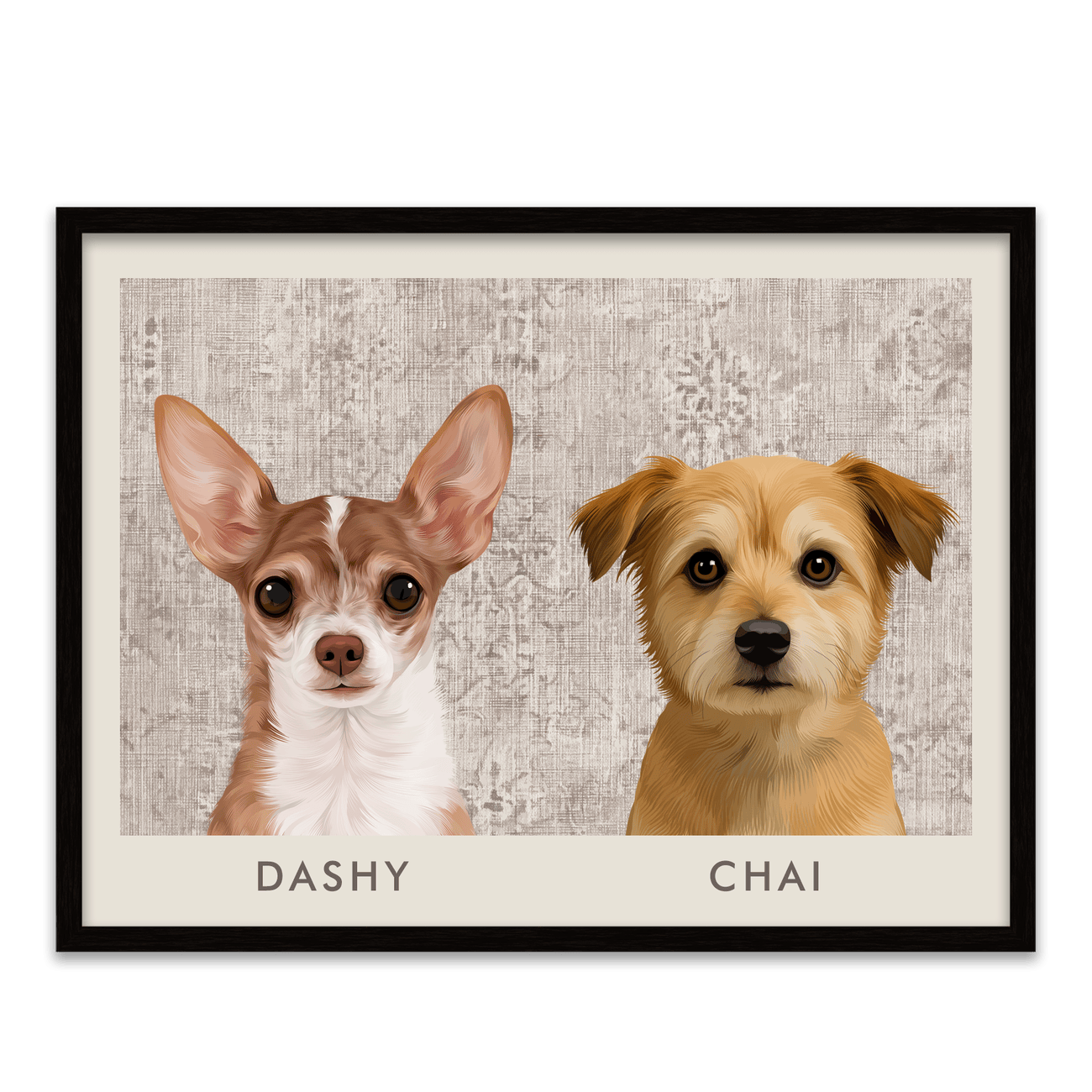 2pet-portrait-horizontal-vintagedistressedtextilepattern-metalframe.png