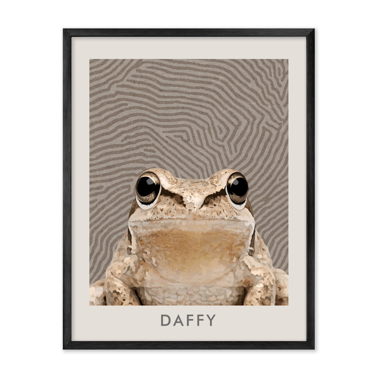 petportrait-vertical-organicterrainlinesminimalist_Metal-Frame.png