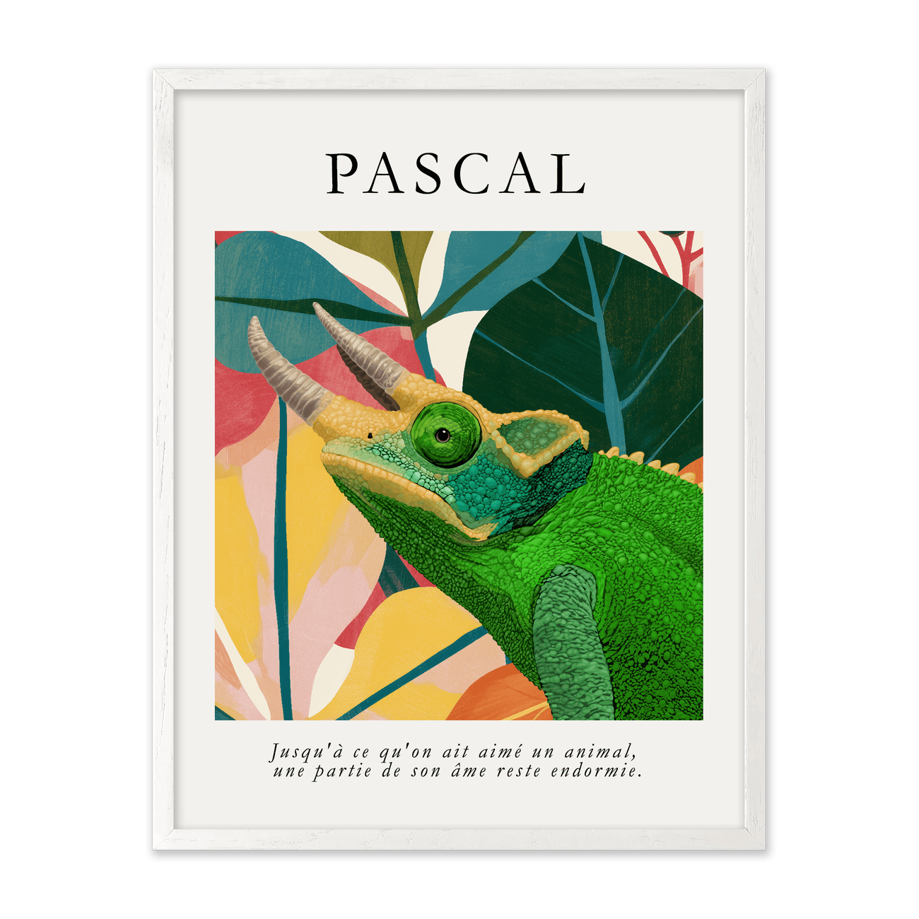 1petportrait-vertical-playfulabstracttropicalbloompetportrait_White-Oak-Frame.png
