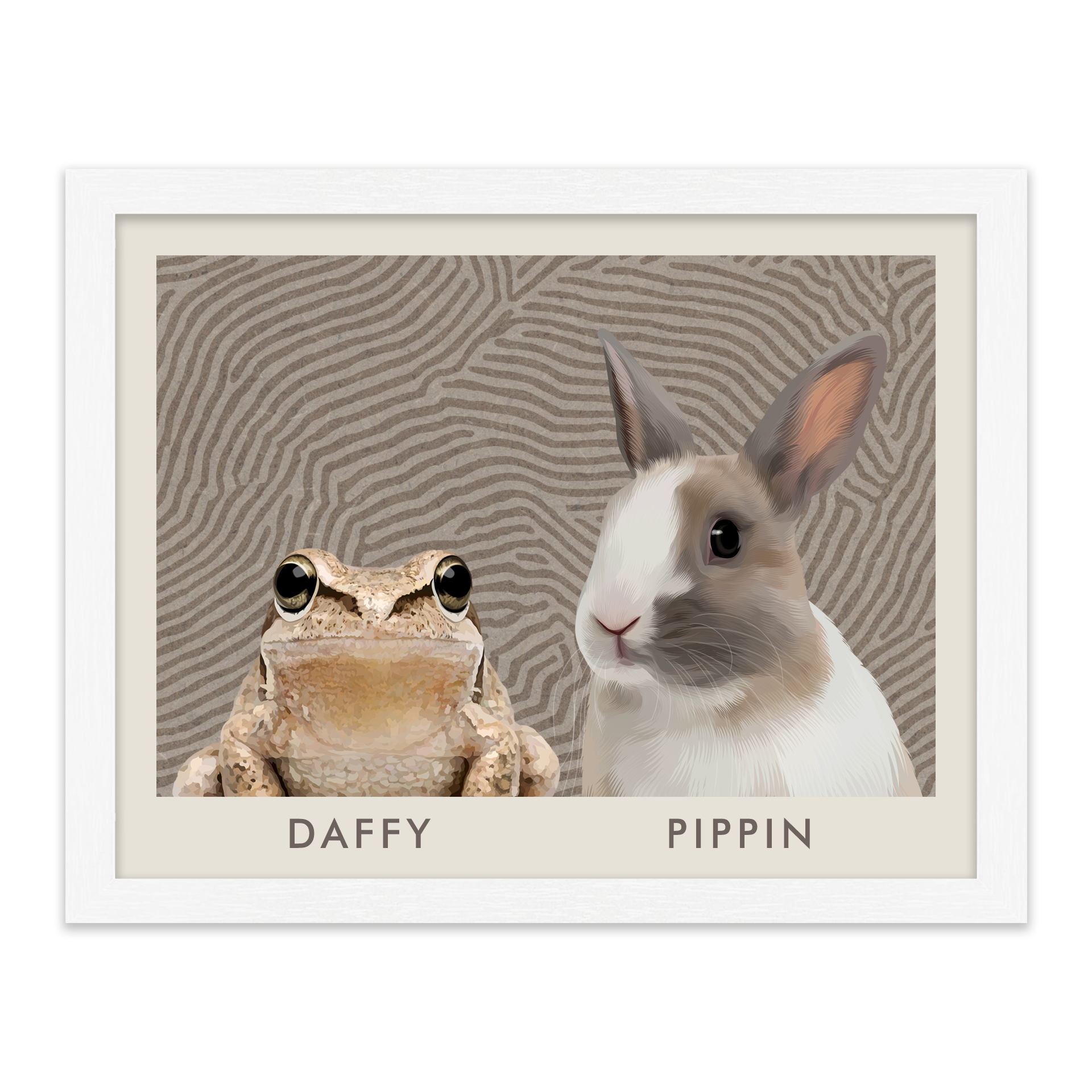 2petportrait-horizontal-organicterrainlinesminimalist_Standard-White-Frame.png