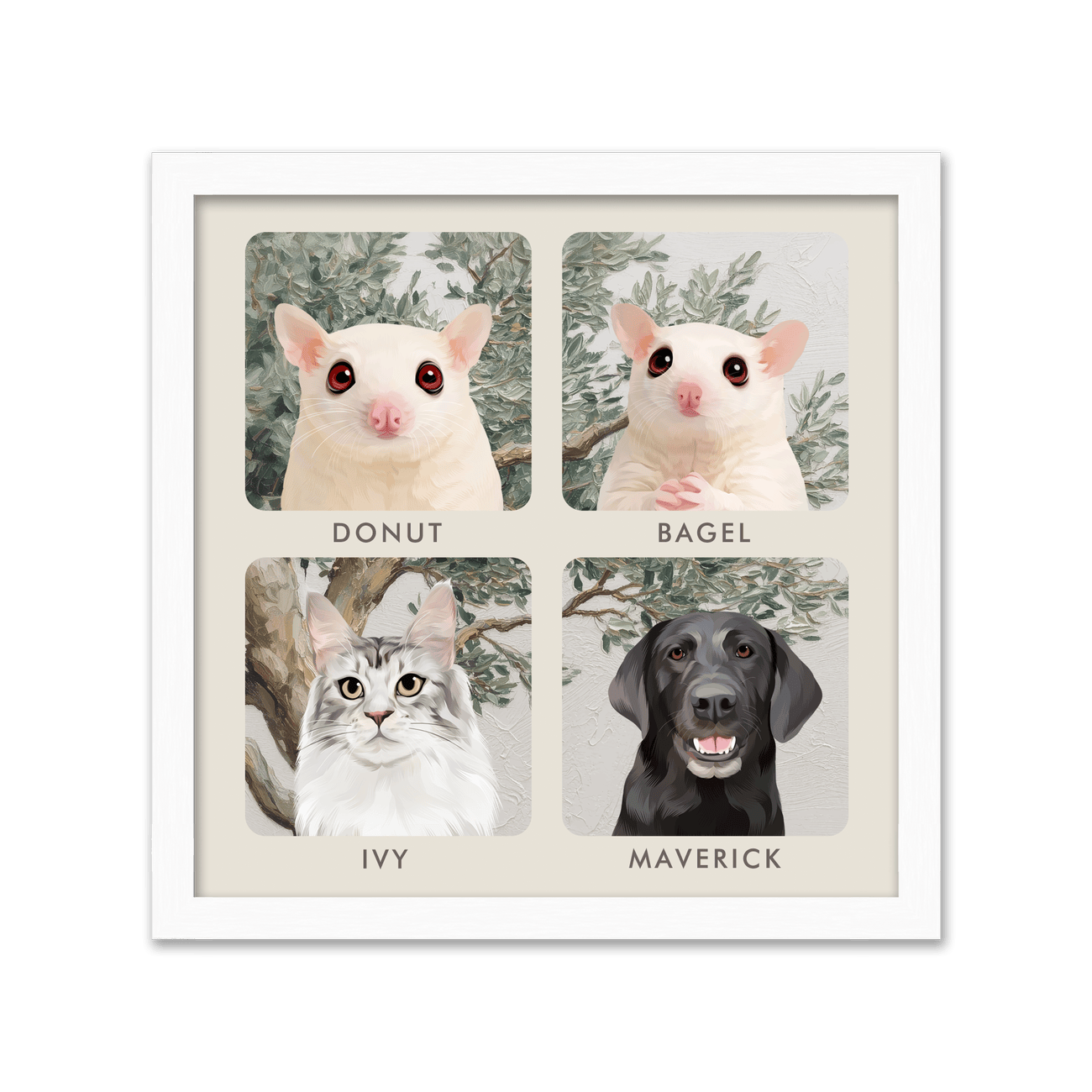 4pet-portrait-square-mediterraneanolivetreebranch-whiteoaframe.png