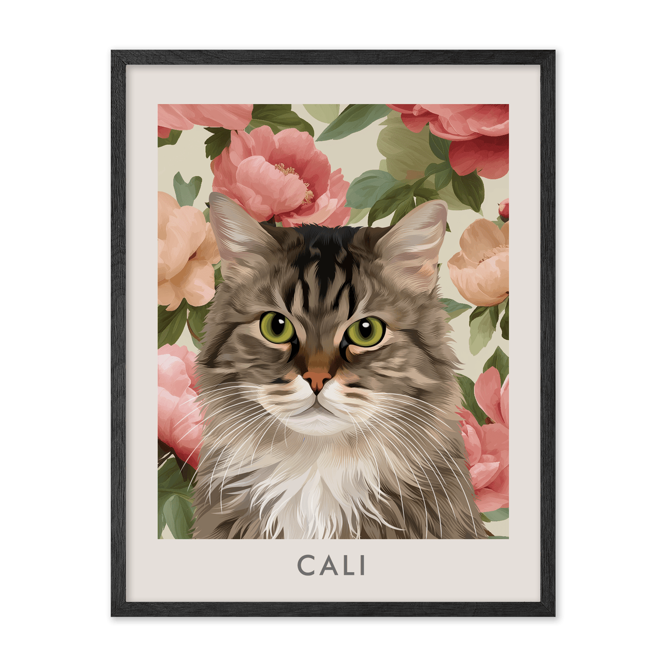 4petportrait-square-vintageblushpinkpeonies_Black-Oak-Frame.png