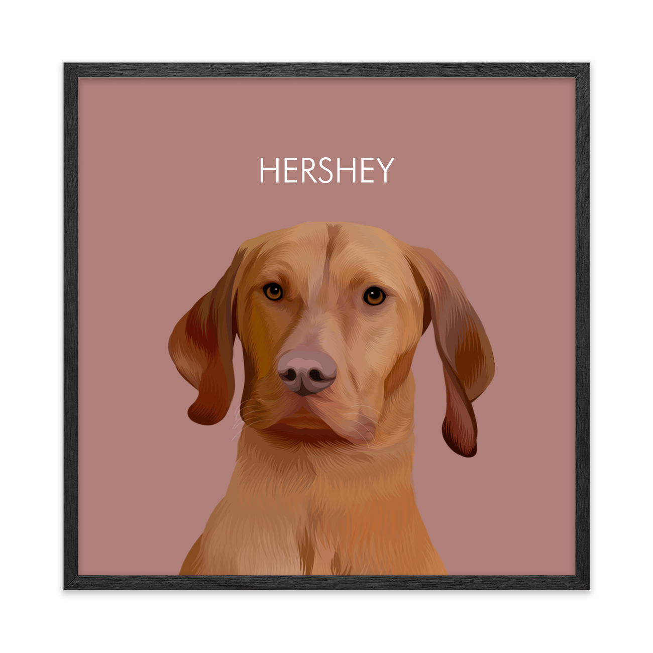 1petportrait-square-red-softneutralcoloredbackground_Black-Oak-Frame.png