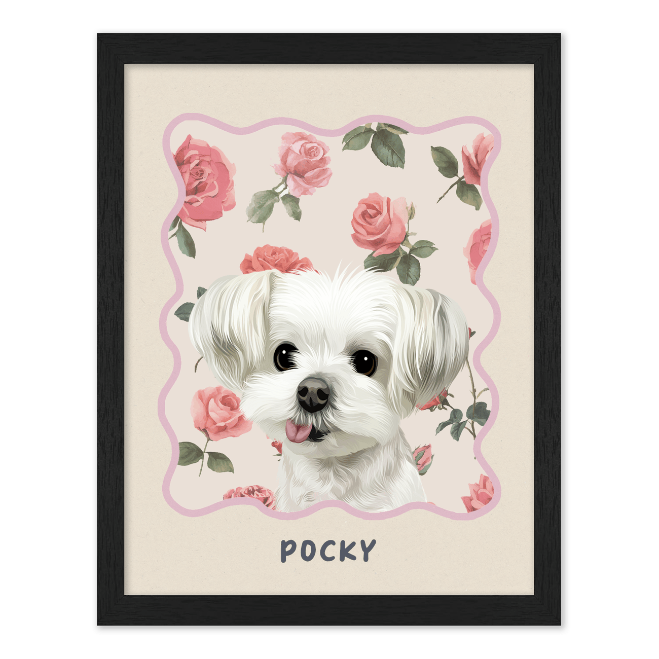 petportrait-vertical-vintagerosegardenpattern_Standard-Black-Frame.png
