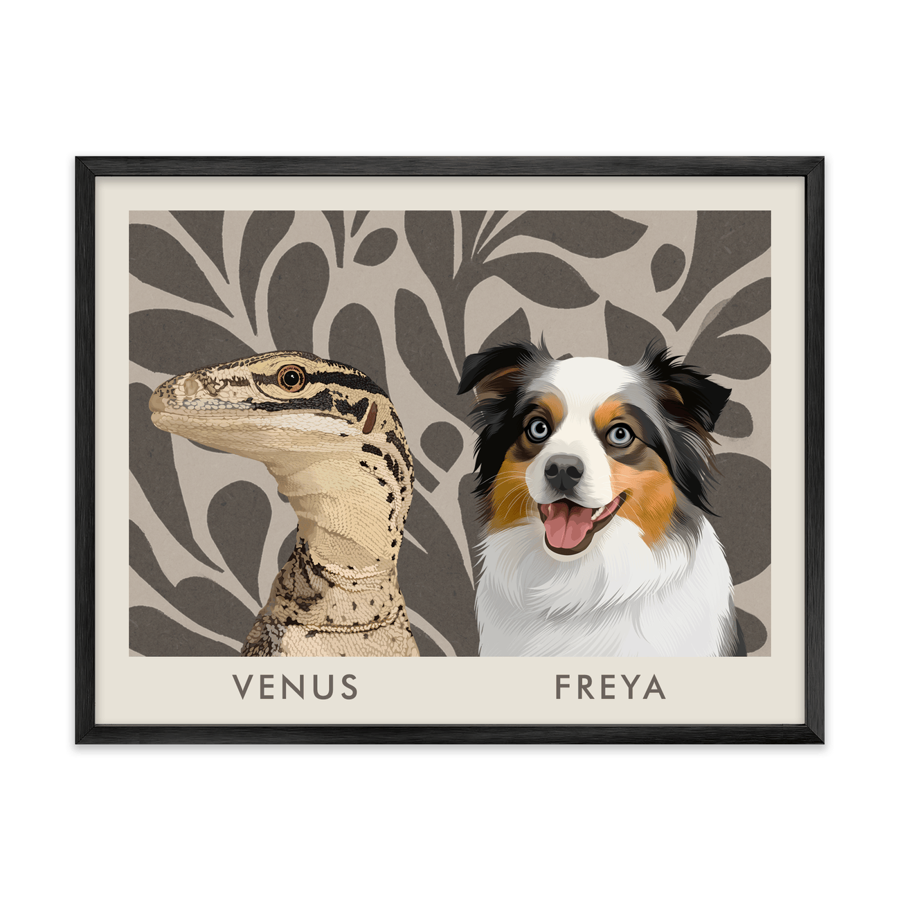 2petportrait-horizontal-earthyfloralblockprint_Metal-Frame.png