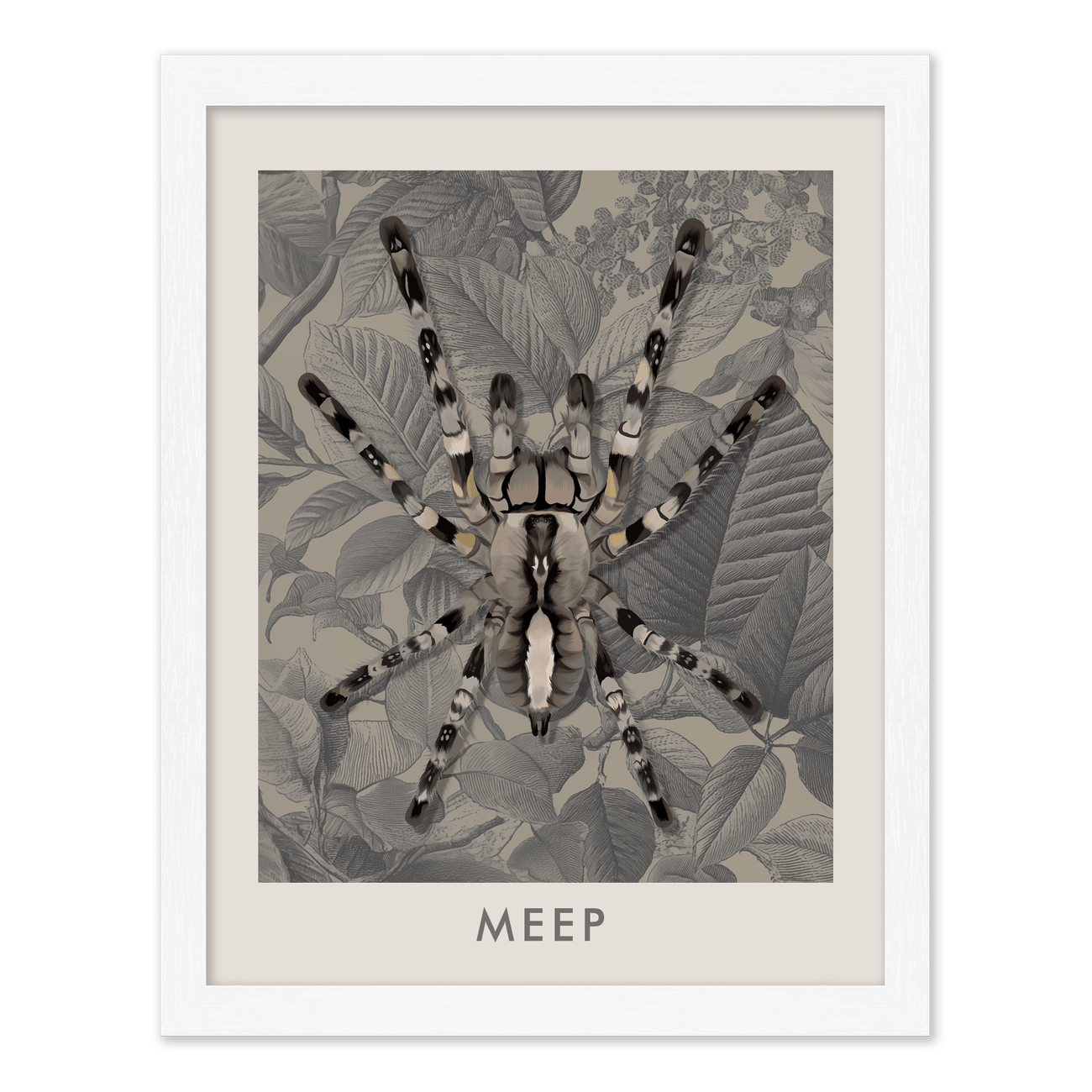 1petportrait-vertical-vintagebotanicalengravedleaves_Standard-White-Frame.png