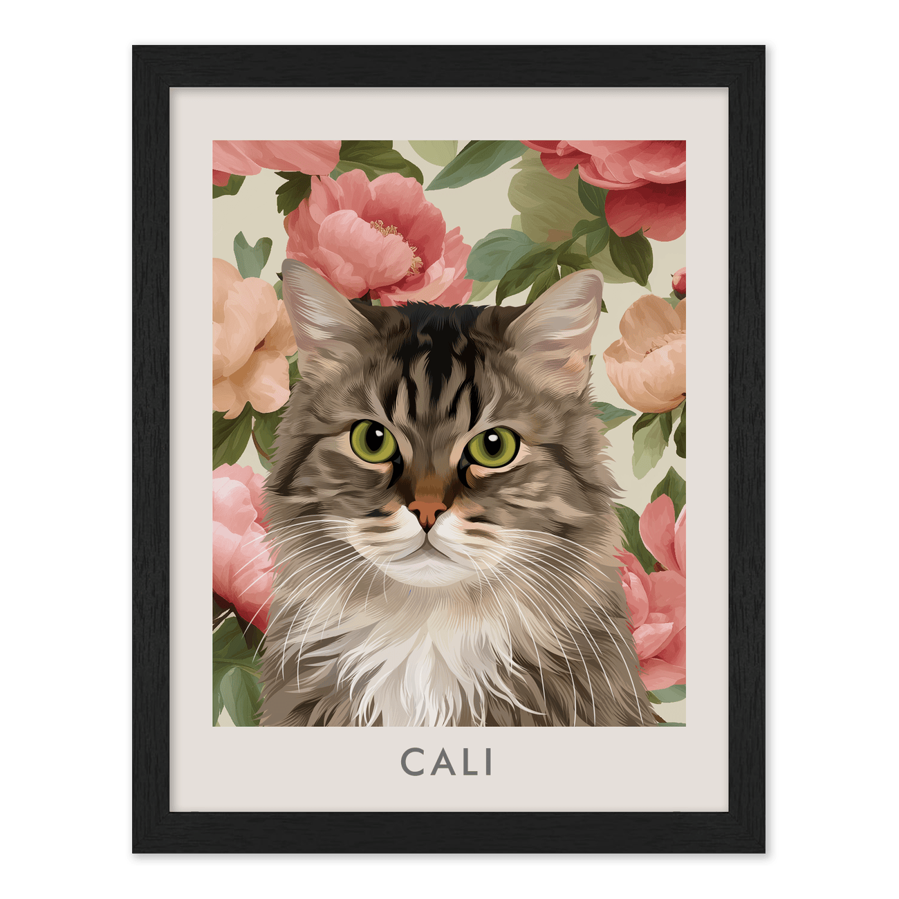 4petportrait-square-vintageblushpinkpeonies_Standard-Black-Frame.png