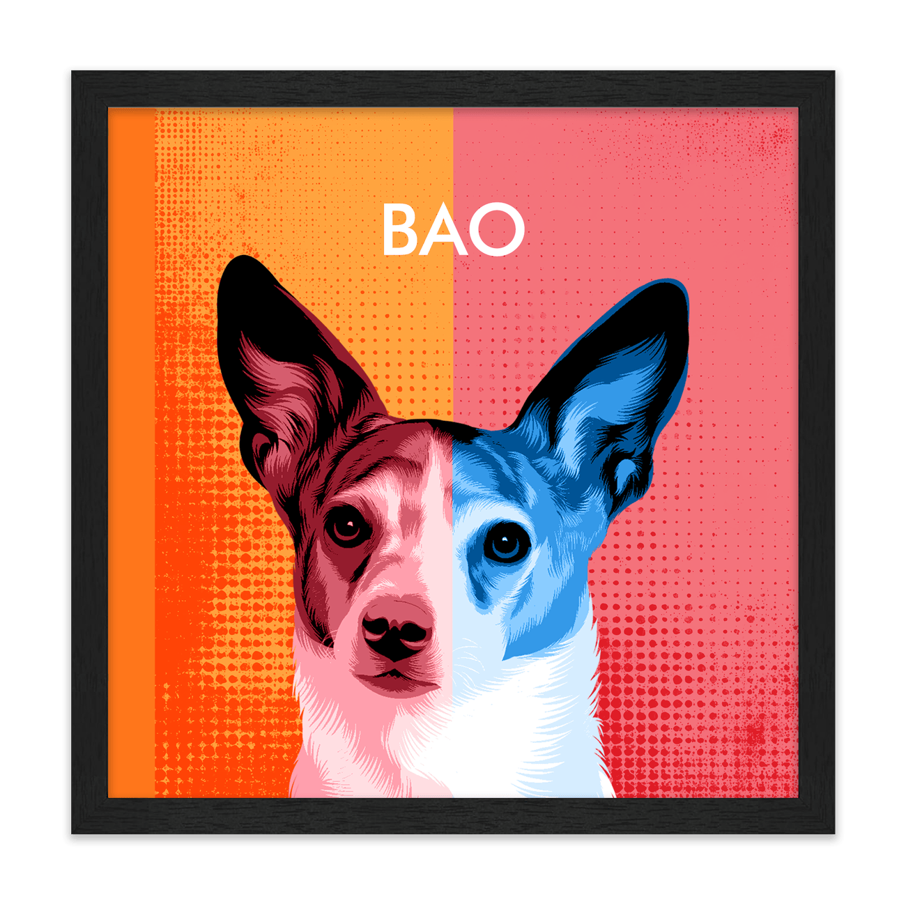 1petportrait-square-twotonedmodernpopart_Standard-Black-Frame.png