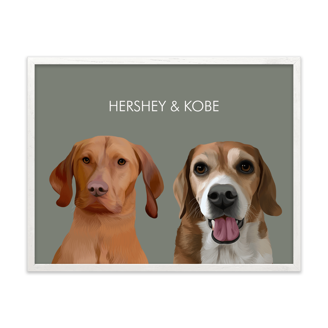 2petportrait-vertical-green-softneutralcoloredbackground_White-Oak-Frame.png
