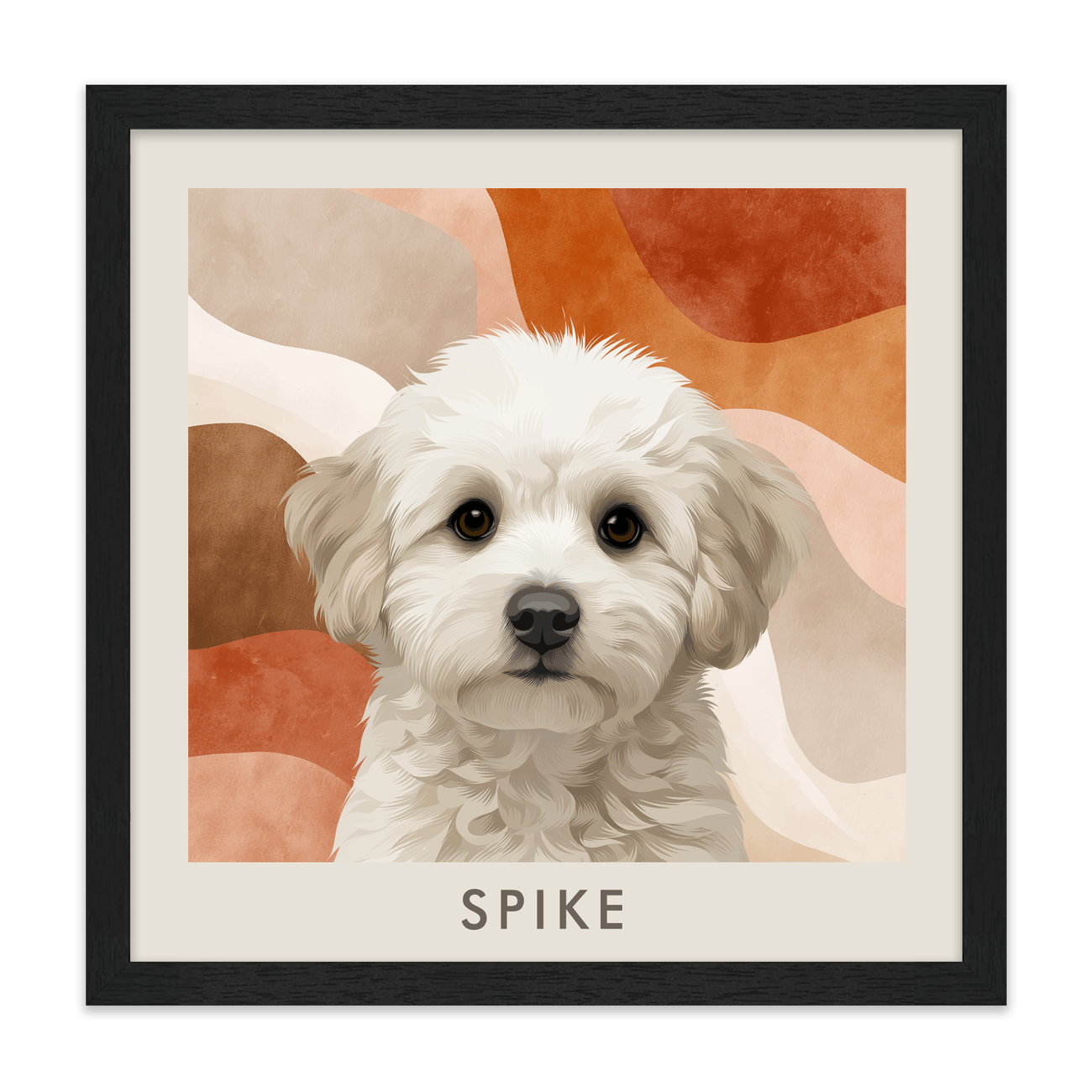 1petportrait-square-midcenturymodernabstract_Standard-Black-Frame.png