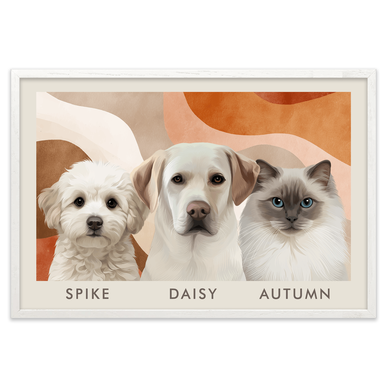 3petportrait-horizontal-midcenturymodernabstract_White-Oak-Frame.png