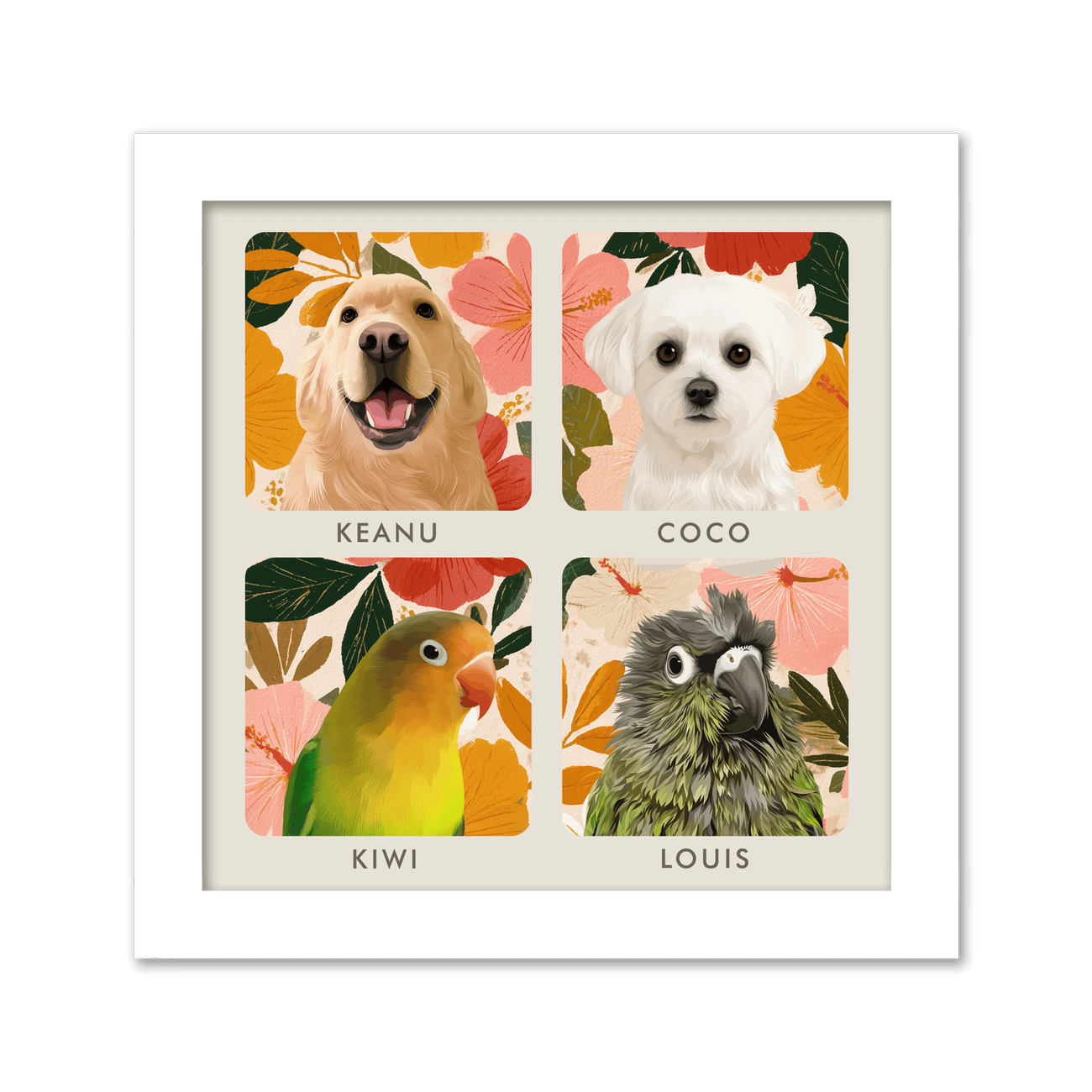 4pet-portrait-square-golden-hawaiin-hibiscus-sunset-whiteframe.png