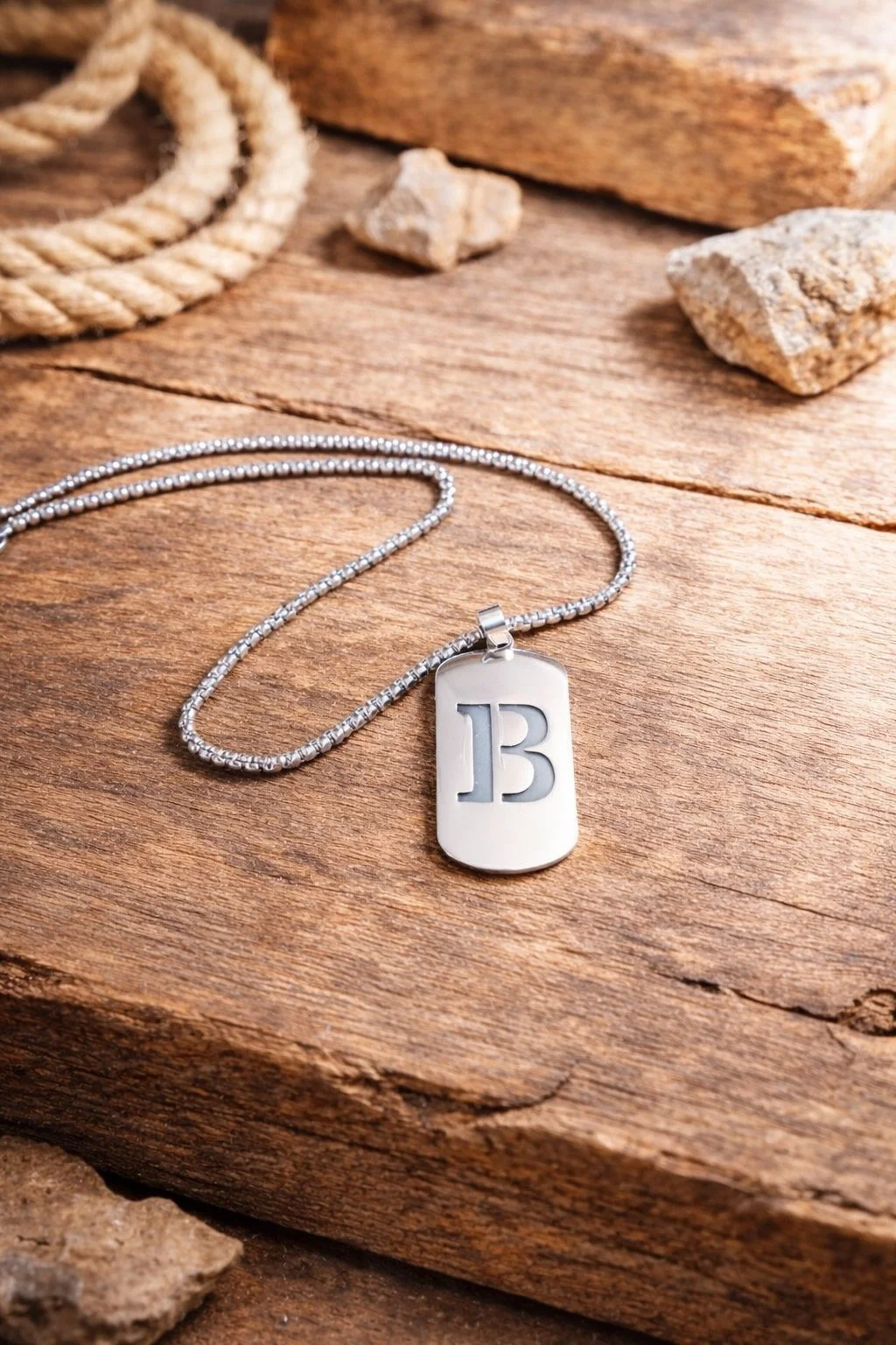 Men's Initial Pendant