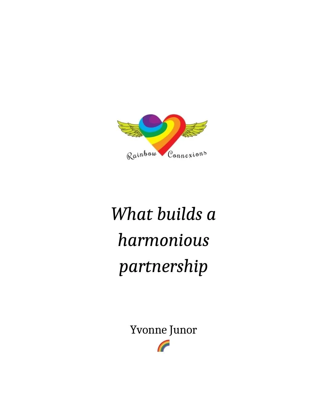 Reflexion - What Builds A Harmonious Partnership