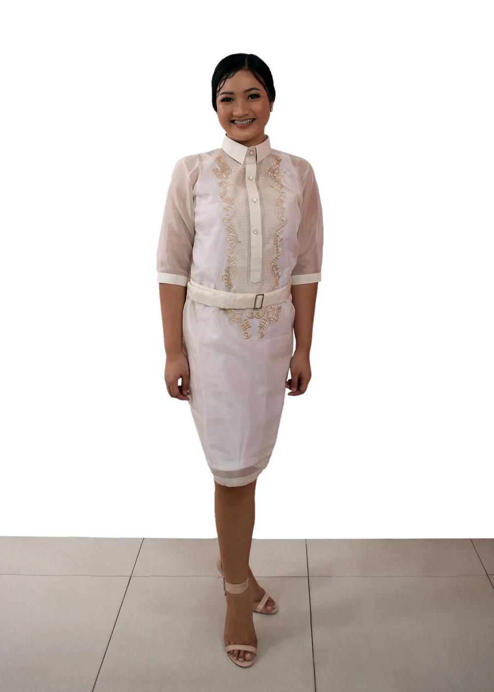 Pia Jusi Barong Tagalog Dress  IMG OUTDOORS