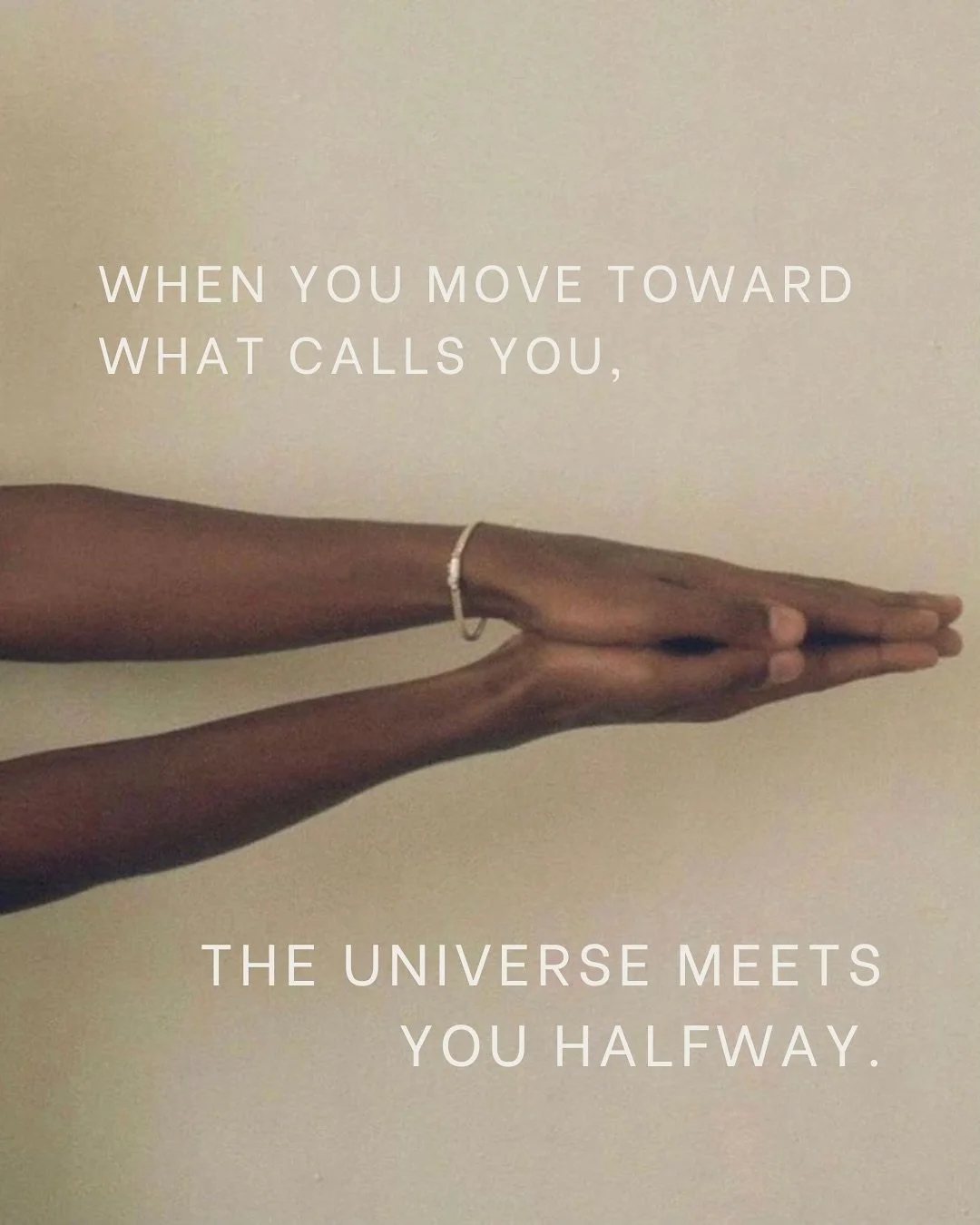 When you move toward what calls you, the universe meets you halfway. 🌙

You don&rsquo;t have to know the &ldquo;how.&rdquo;

You just have to honor the &ldquo;yes.&rdquo;

Every step forward creates ripples you can&rsquo;t yet see &mdash; the right 