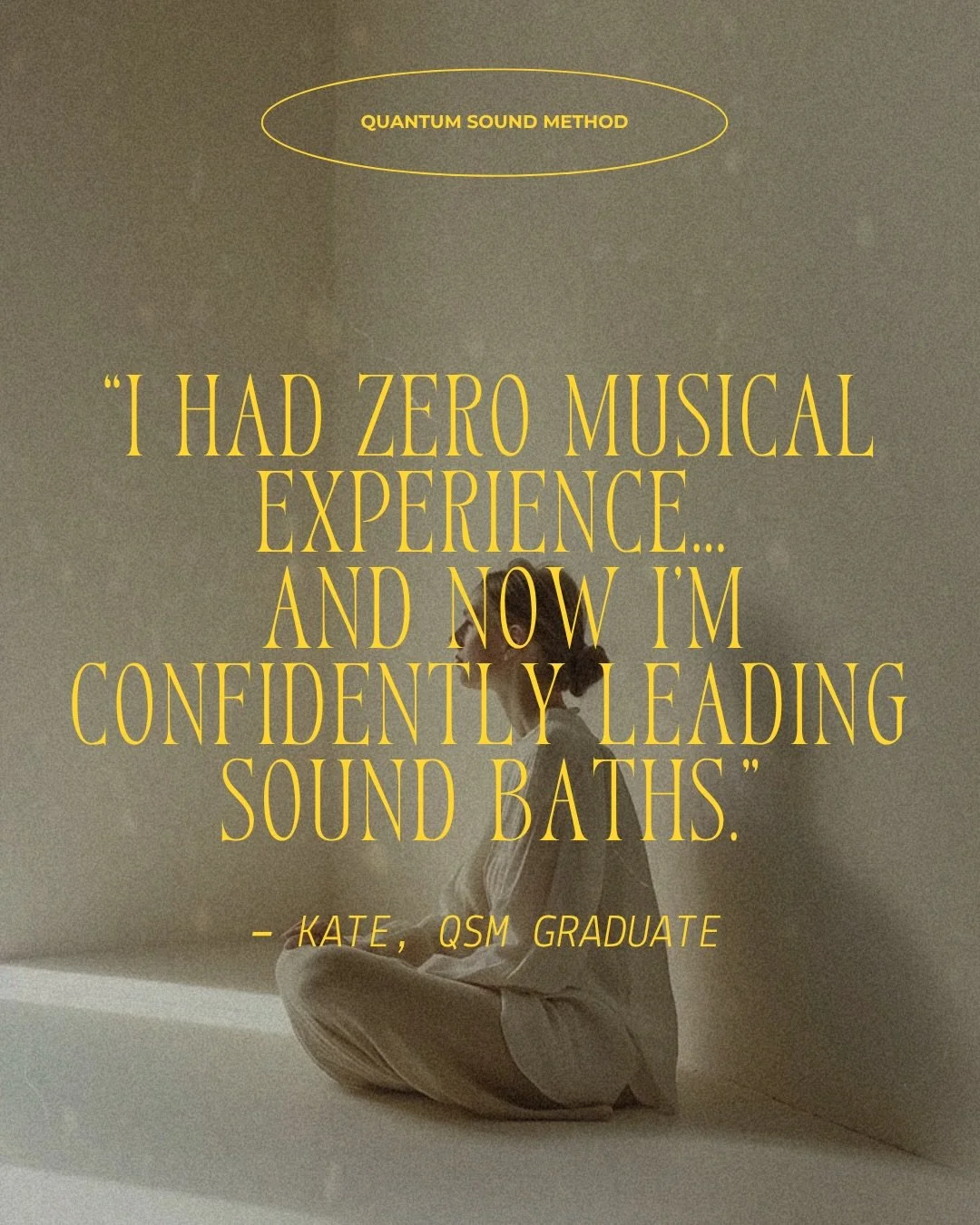 One of the biggest fears I hear from people is&hellip;

&ldquo;I don&rsquo;t have a musical background&hellip; can I actually do this?&rdquo;

This is exactly why Quantum Sound Method&trade; is structured the way it is.

It&rsquo;s not about musical 