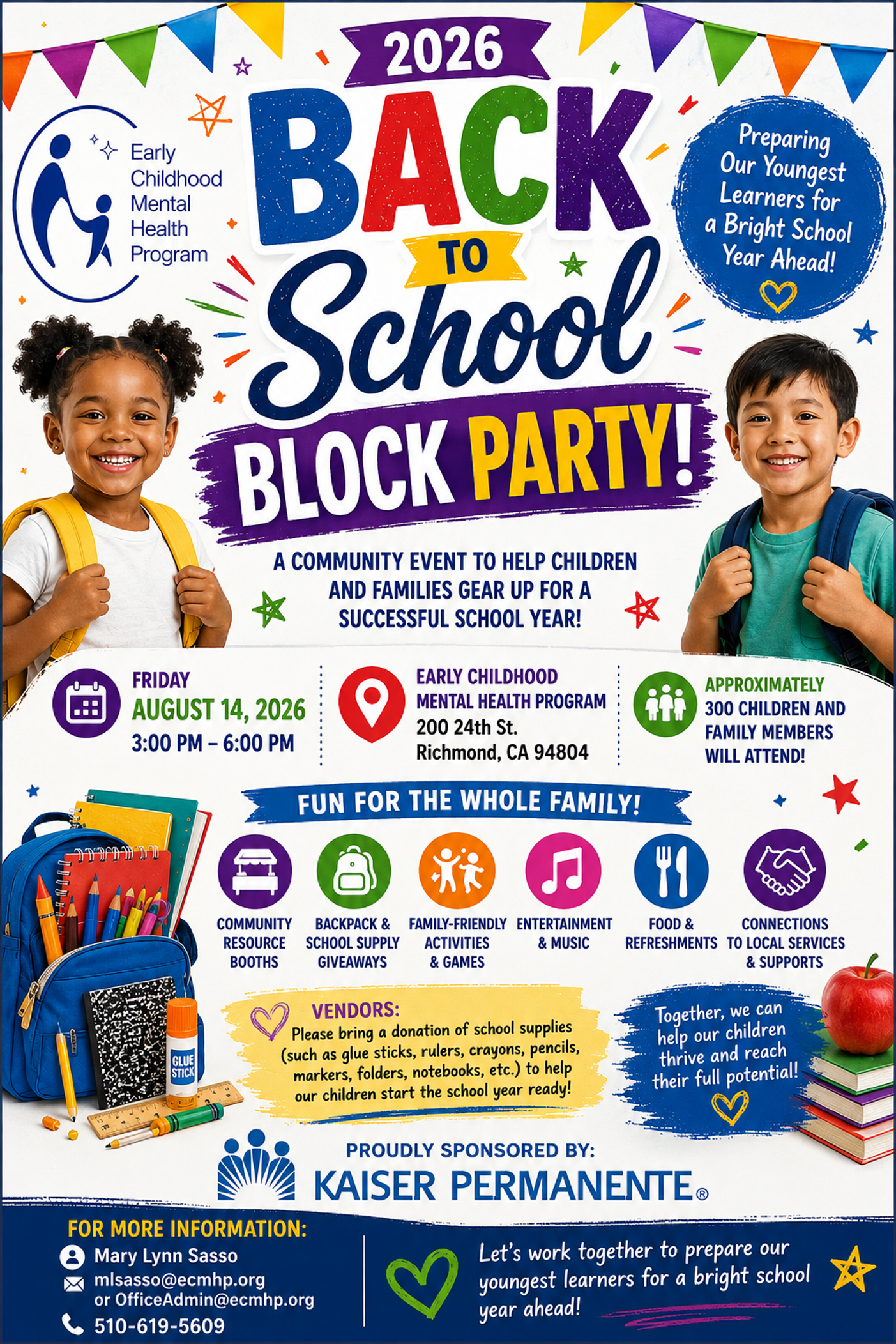 ECHMP's Annual Block Party! ¡La Fiesta Anual del Barrio de ECHMP!