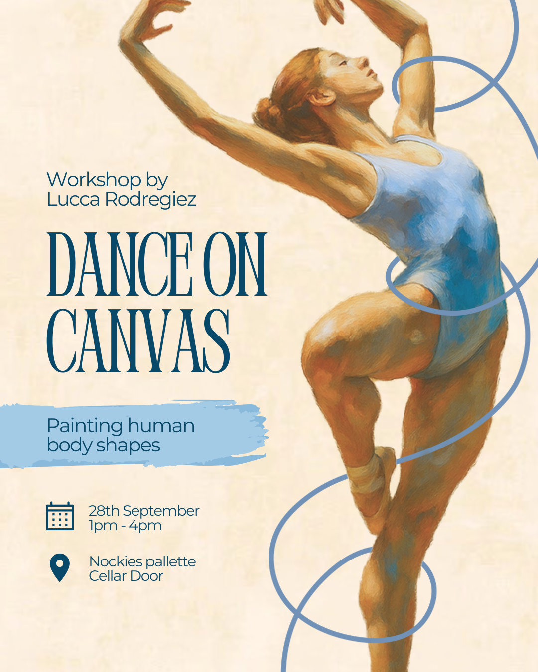 Dance on Canvas: Painting human body shapes with Lucca Rodriguez