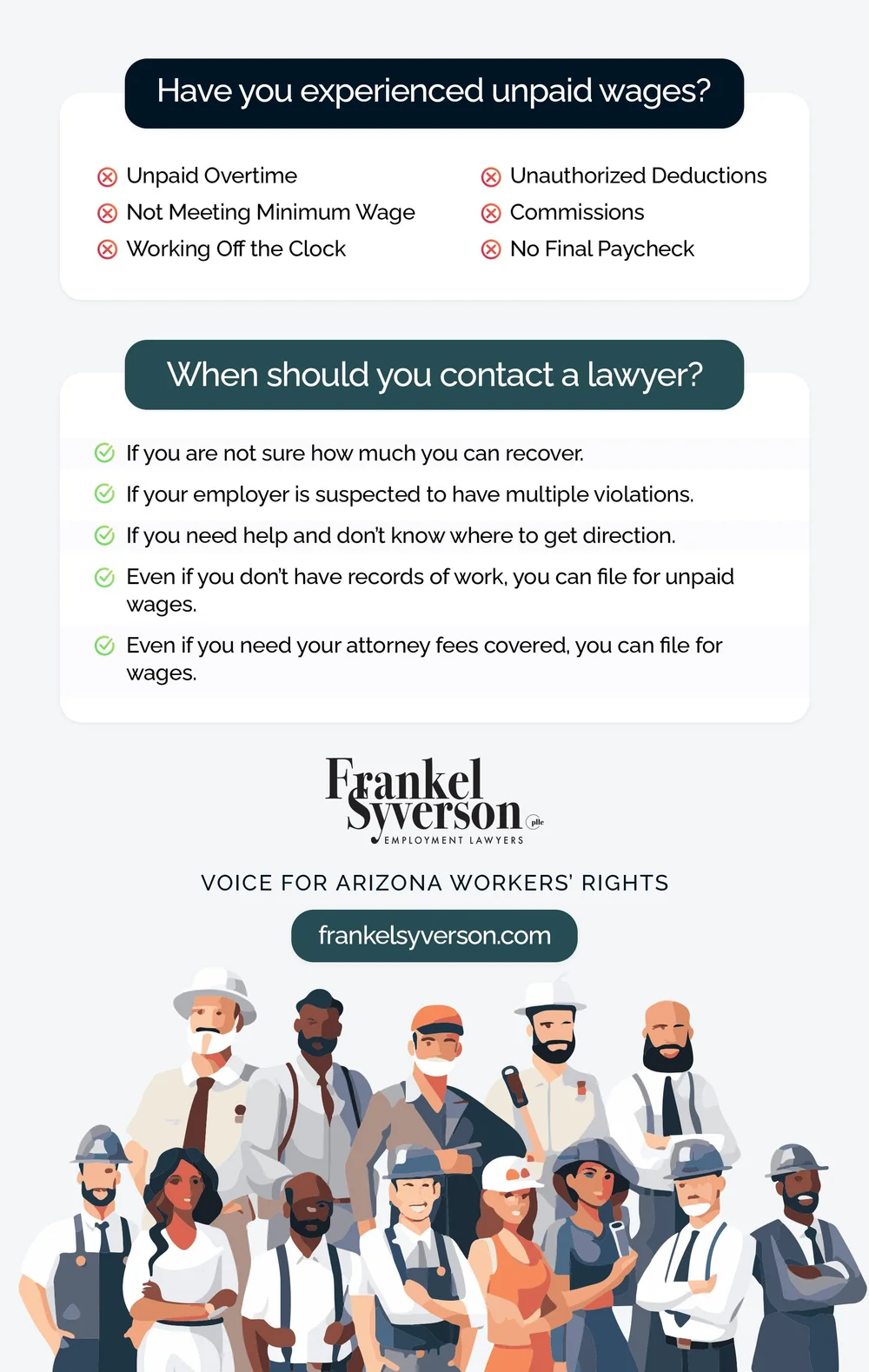 Step-by-step guide on how to sue an employer for unpaid wages — Frankel ...