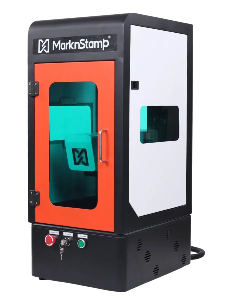 Fibre laser marking machine for deep engraving and permanent marking
