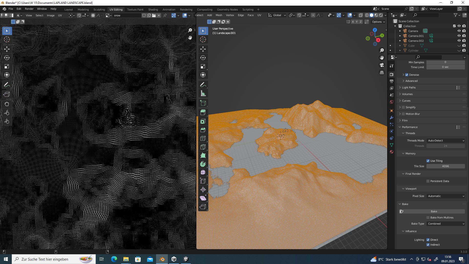 Landscaping in Blender