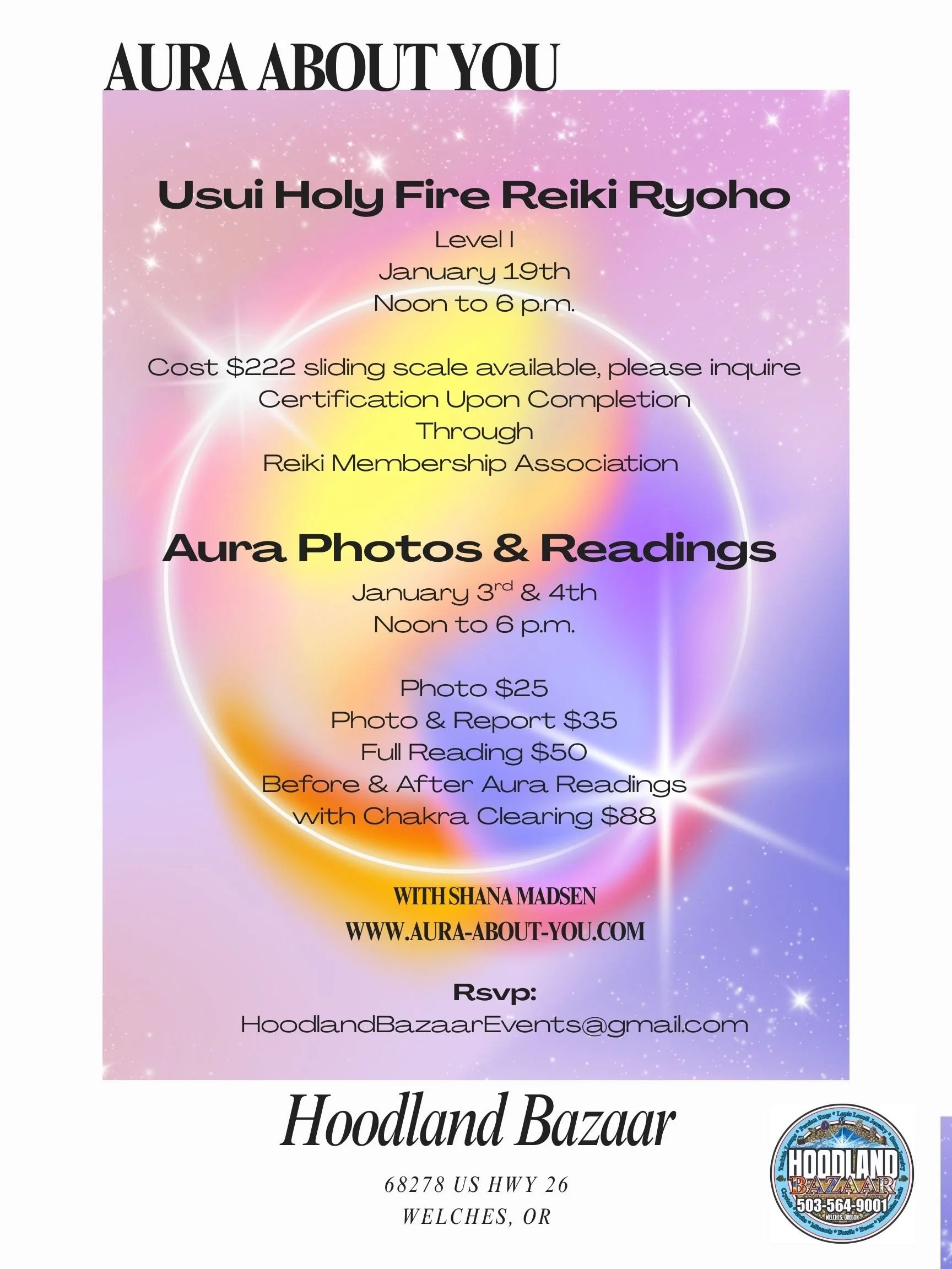 Aura Photography &amp; Reiki Sessions with Shana
