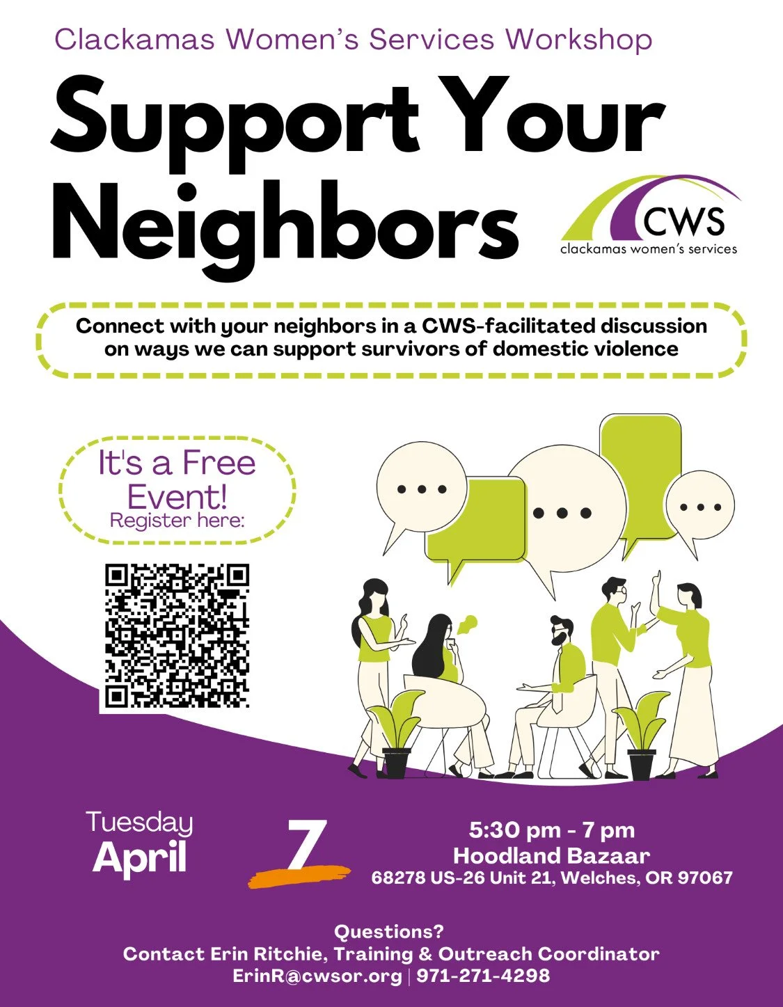 Support Your Neighbors DV Group 