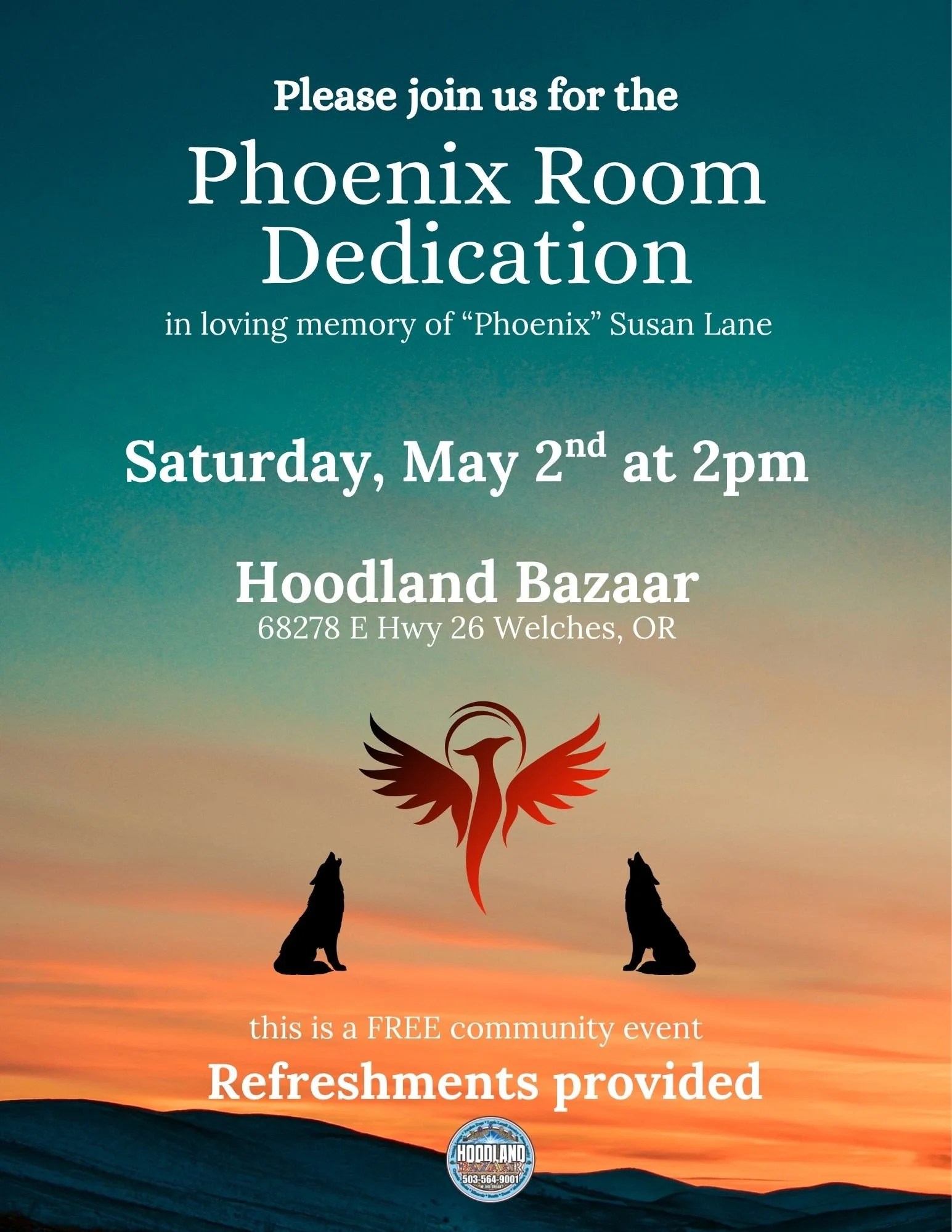 Phoenix Room Dedication