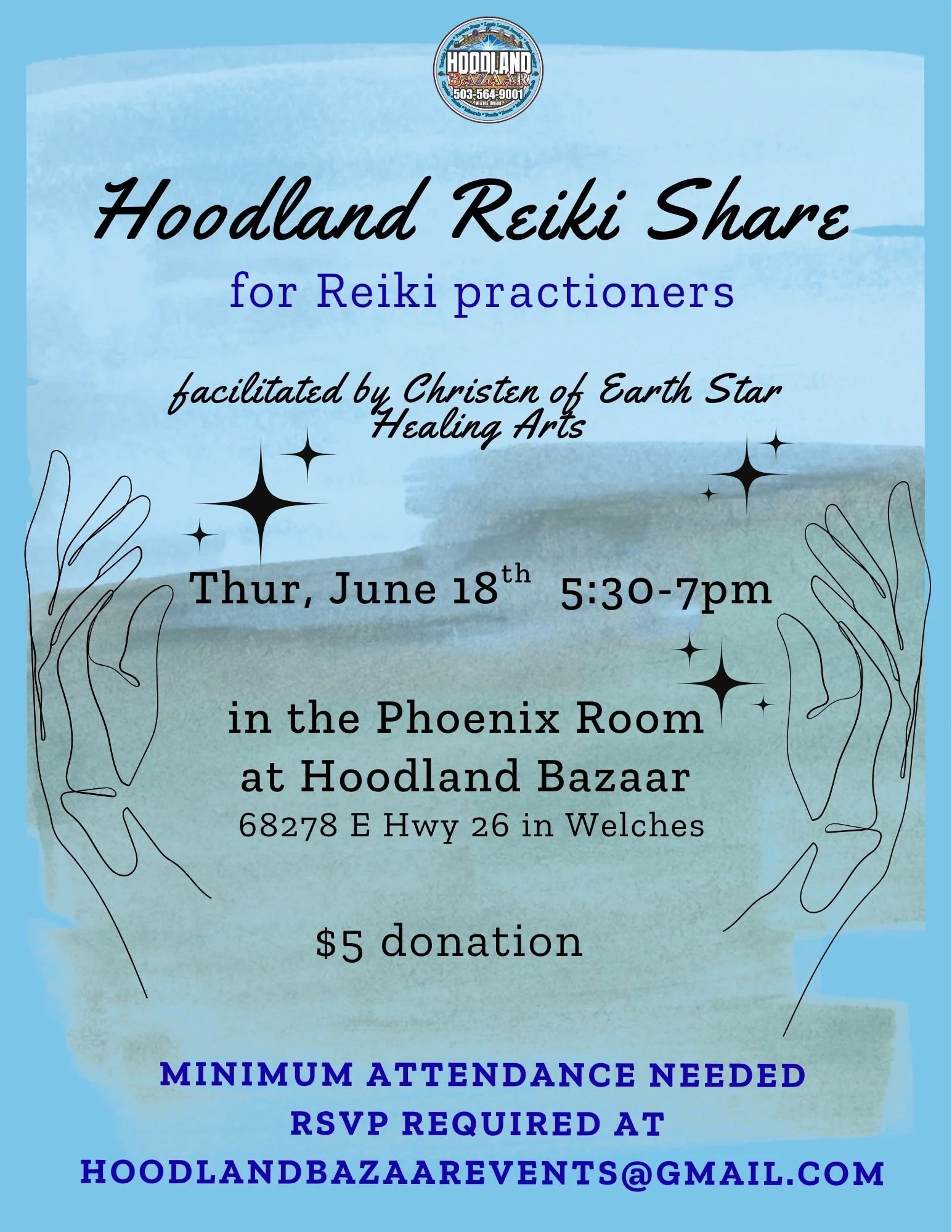 Hoodland Reiki Share