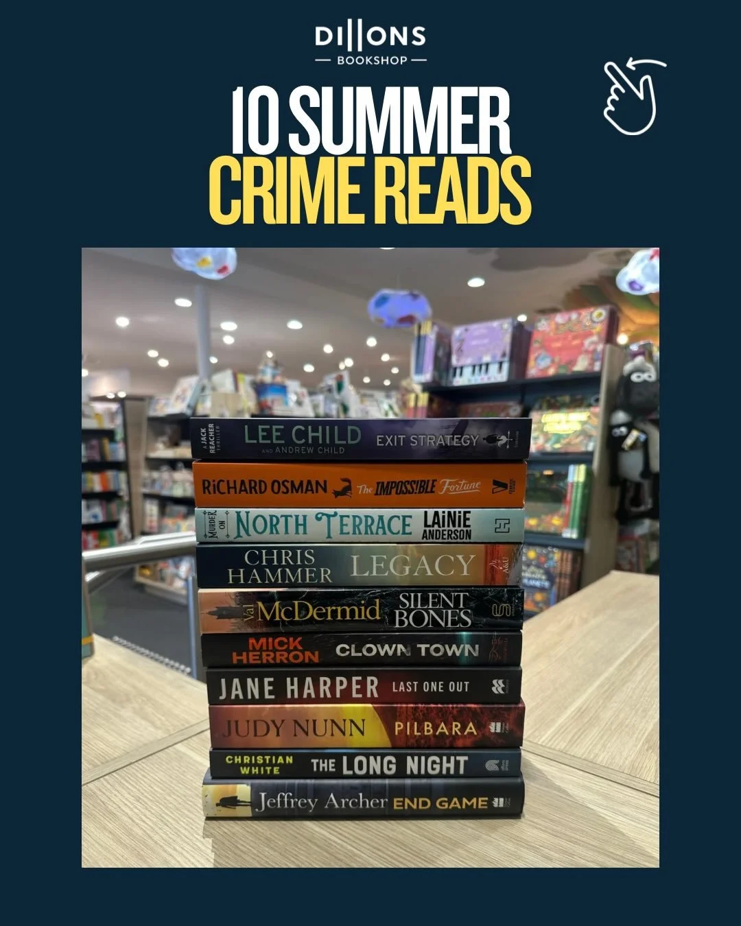 Here are 10 Crime Reads that are perfect for anyone who loves a gripping mystery. Ideal as a gift for a crime buff, or to lose yourself in as a summer read. These selections are all page-turning, and guaranteed to keep you guessing. 

#crimebooks #bo