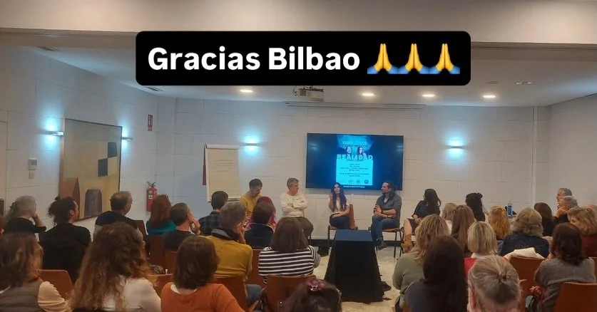 Muchas gracias a todos los que llenasteis ayer la sala en Bilbao🙏🙏🙏
Gracias por la maravillosa acogida al documental &ldquo;Realidad&rdquo;.
Gracias a Javi Fern&aacute;ndez por su aportaci&oacute;n en el documental y en el coloquio de ayer.
Gracia