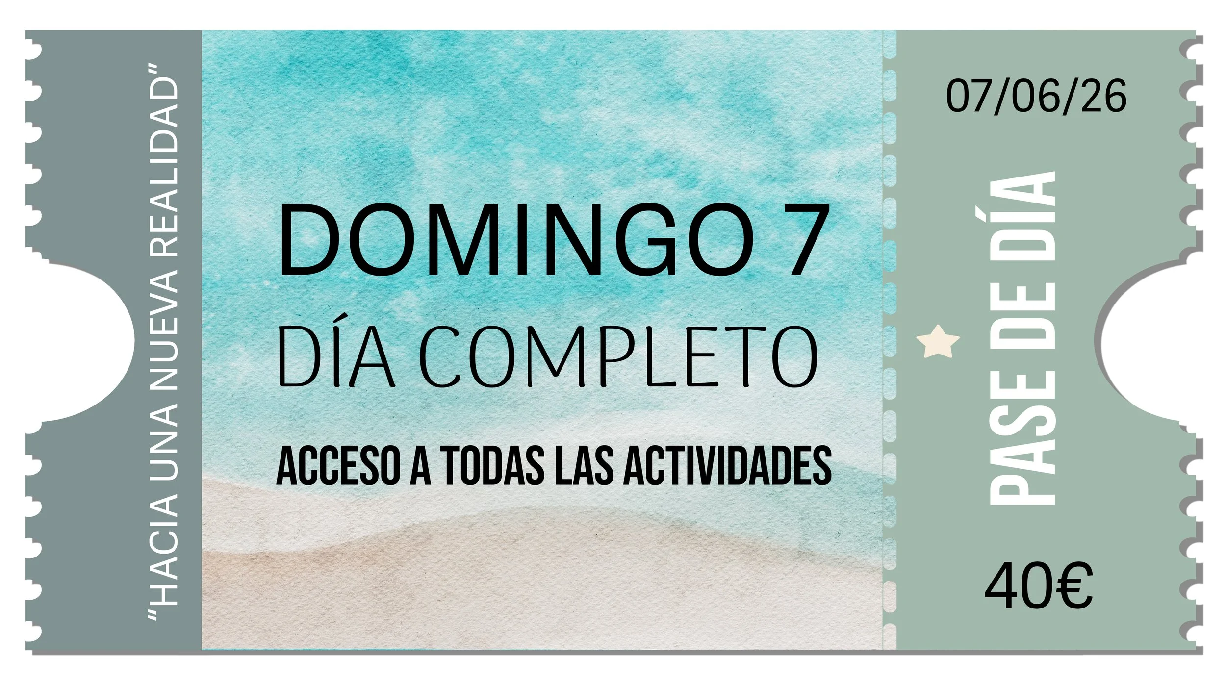 Pase Domingo 7 - Día completo