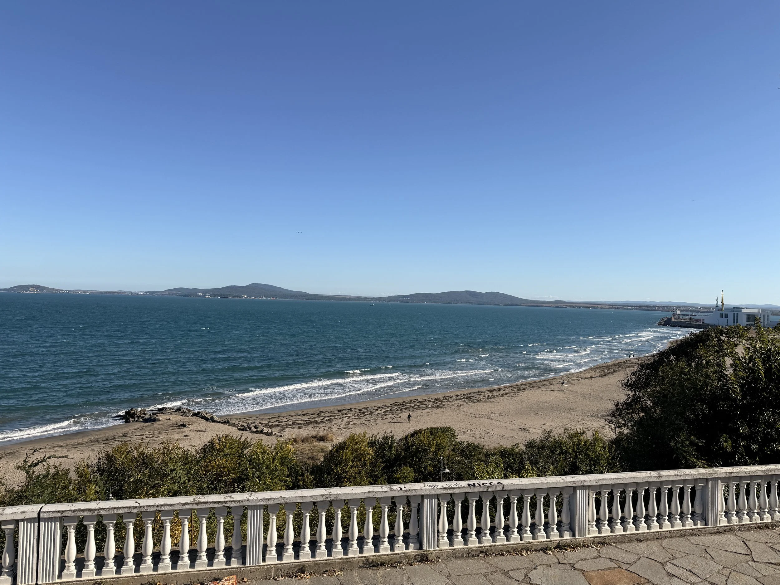 Der Strand von Burgas ist direkt von der Innenstadt aus zu erreichen.