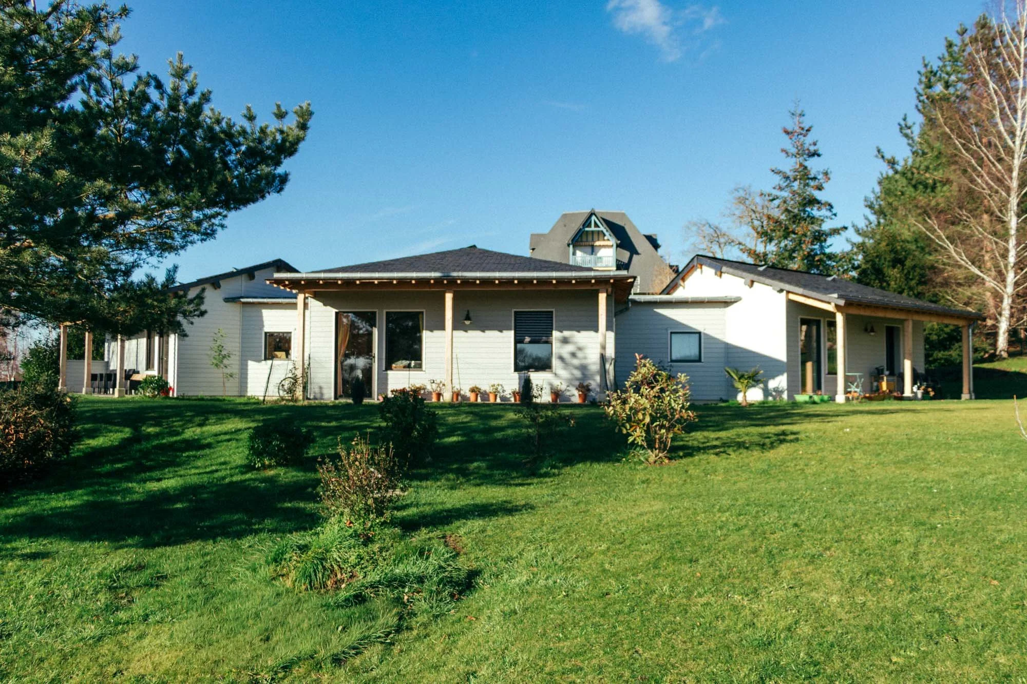 Trois maisons en une