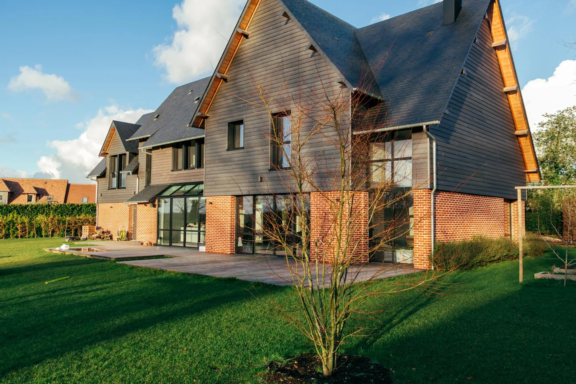 Maison Brique & Bois
