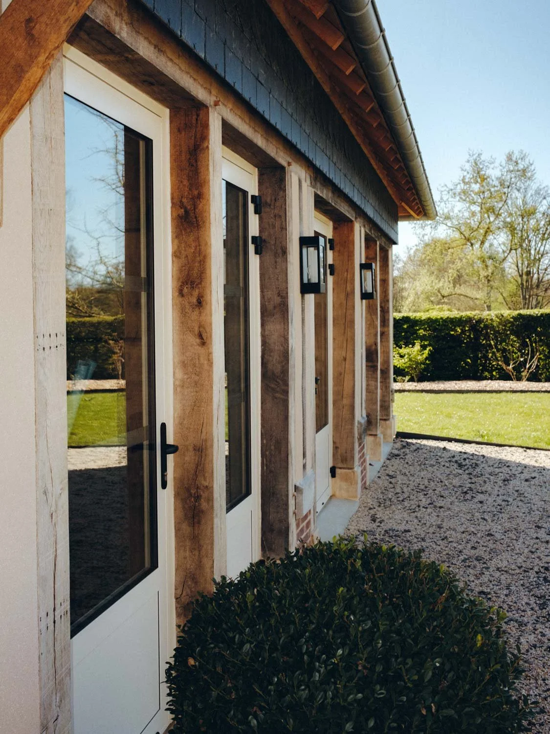 Mairie de Tourgéville et son extension à colombages