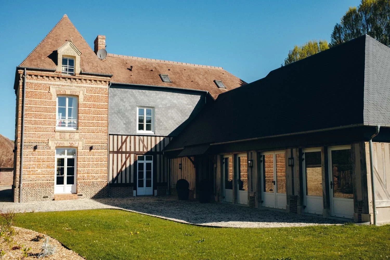 Extension à colombages de la Mairie de Tourgéville