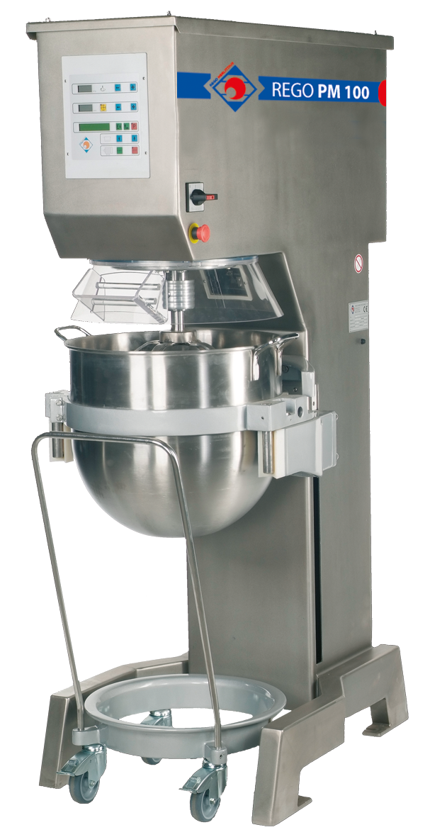Planeten-, Rühr- und Knetmaschine REGO PM100 V2A Edelstahl