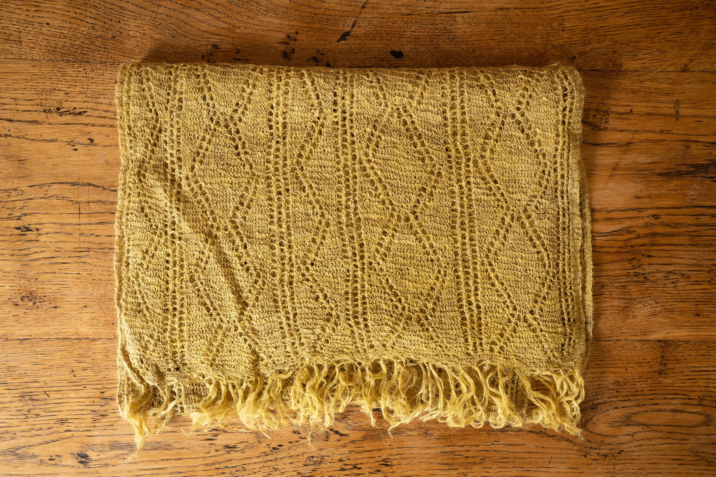 Ochre shawl
