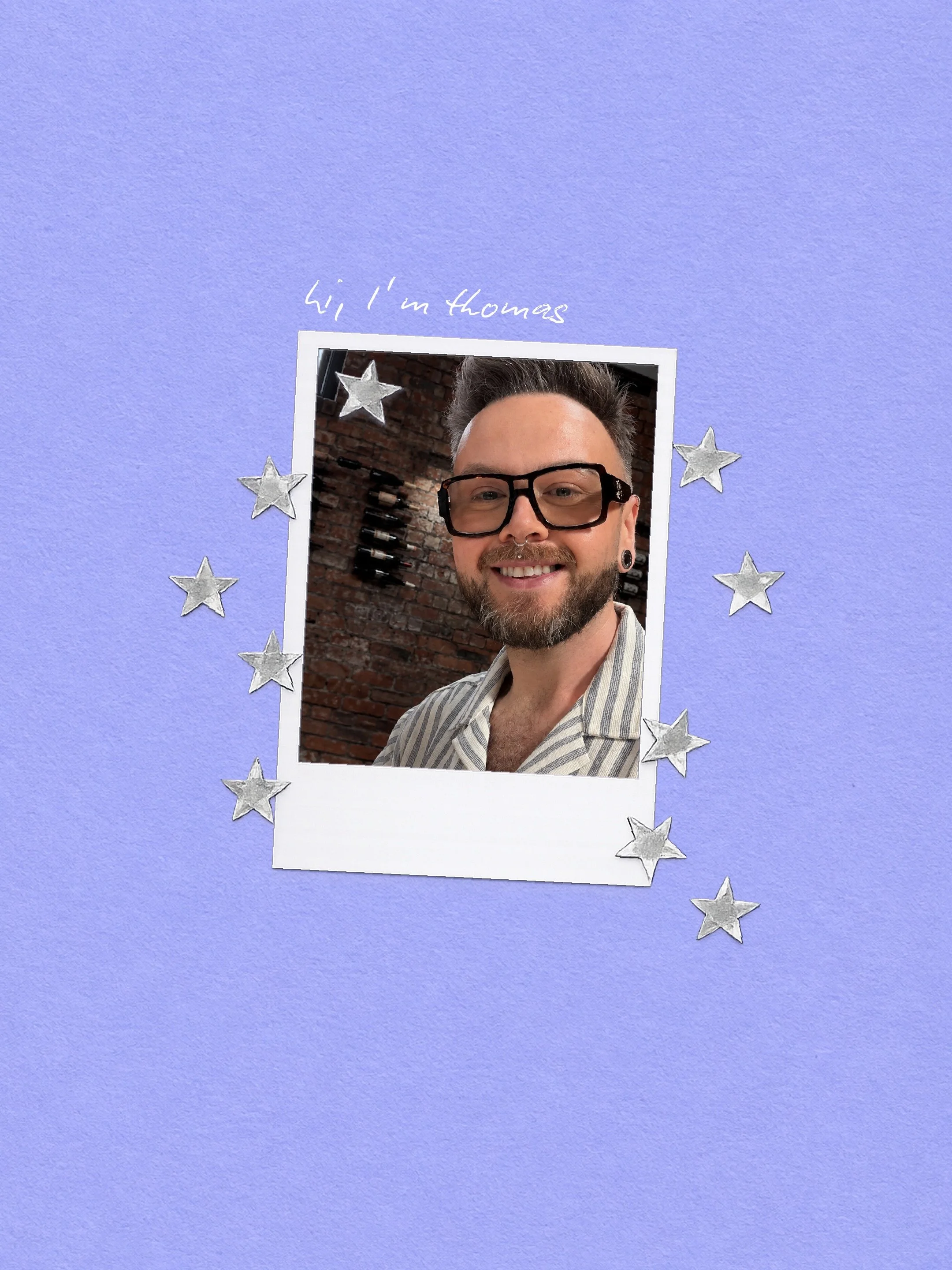 Hi, I&rsquo;m Thomas ✶ 
I&rsquo;ve been making, designing + marketing things for longer than I care to admit. 
But I never really introduce myself, so here&rsquo;s a little intro to me, what I do + everything in between.

#branding #graphicdesign #we