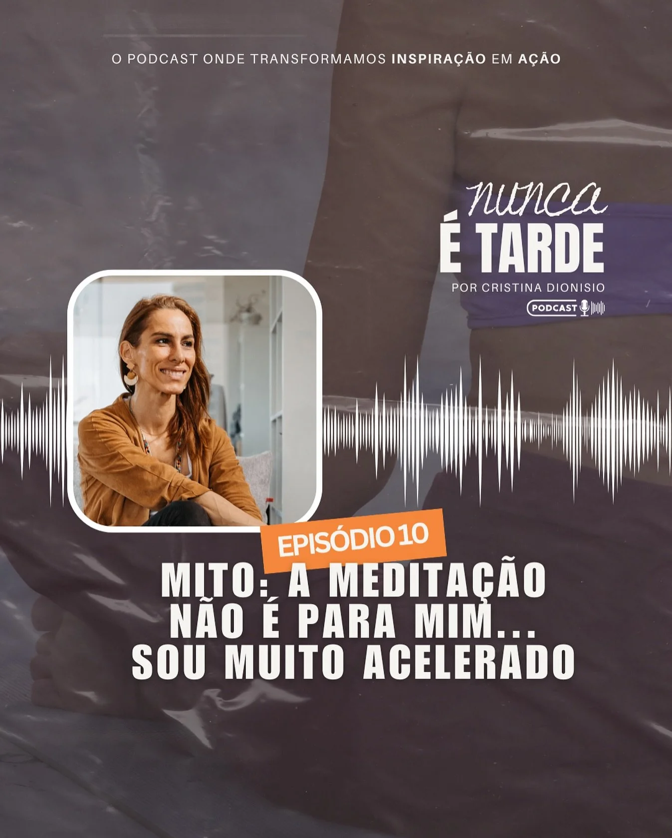 🇵🇹 A desculpa n&ordm;1 que ou&ccedil;o &eacute; esta: 👉🏽 &ldquo;N&atilde;o consigo meditar porque sou muito acelerad@.&rdquo;

Mas a verdade &eacute; simples: ❌ N&atilde;o meditas porque &eacute;s calmo. ✅ Meditas para treinar a calma.

E o que g