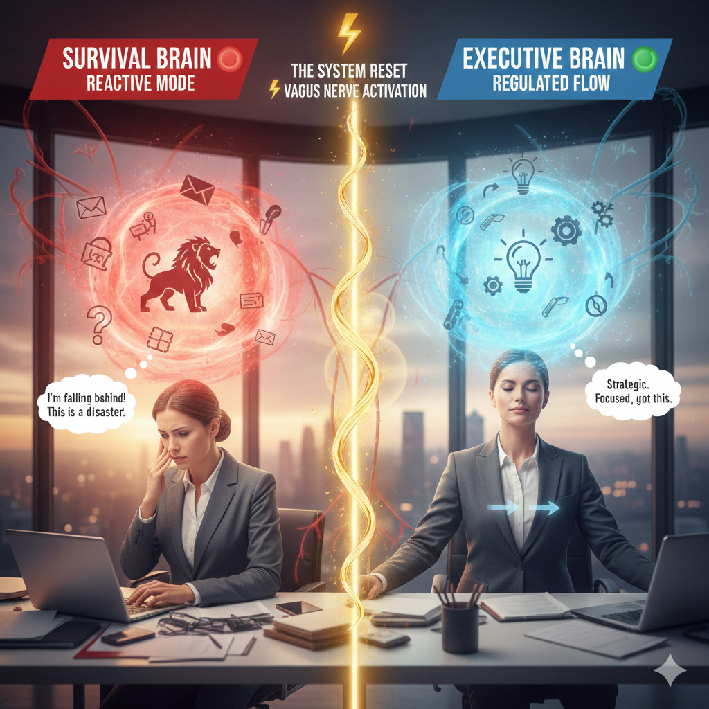 Your brain can’t tell the difference between a tiger and a deadline