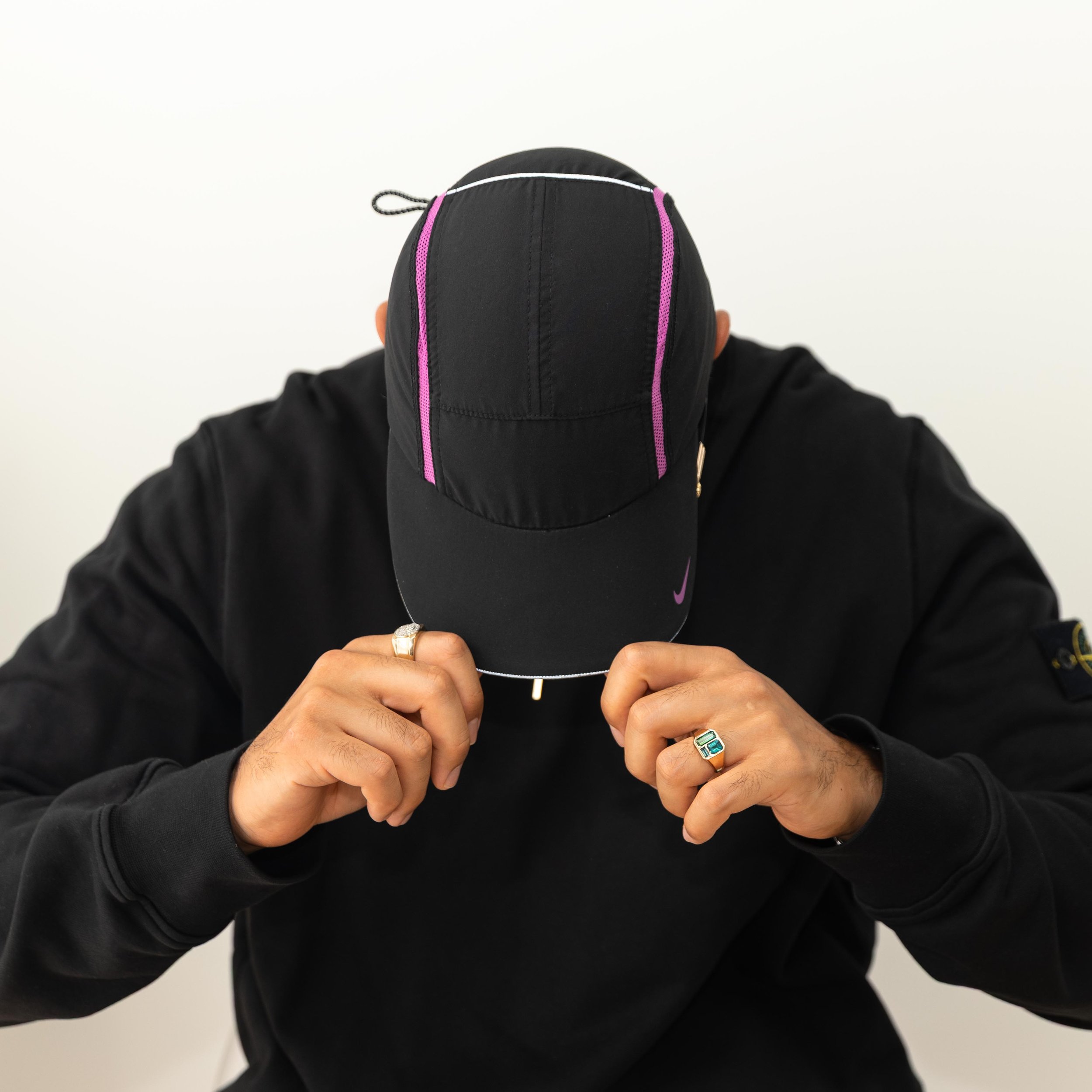 Vintage Nike Dri-Fit Cap - Black / Purple