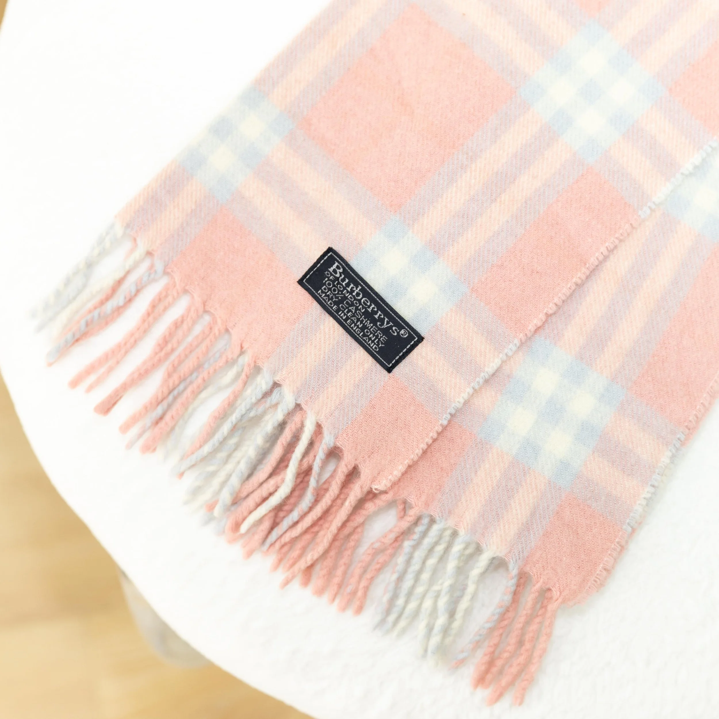 Burberry Cashmere Scarf - Bubblegum