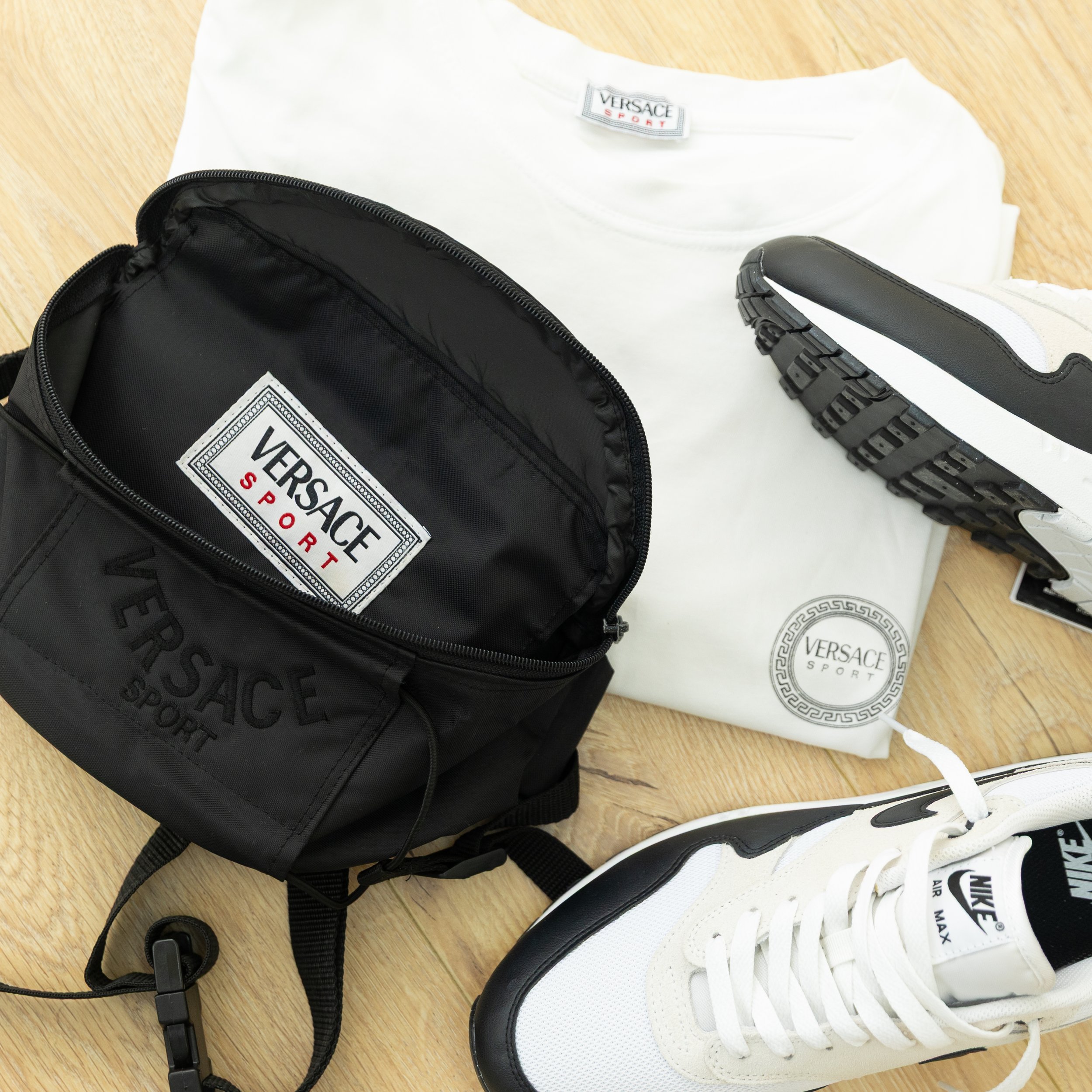 Versace Sport Bum Bag - Black